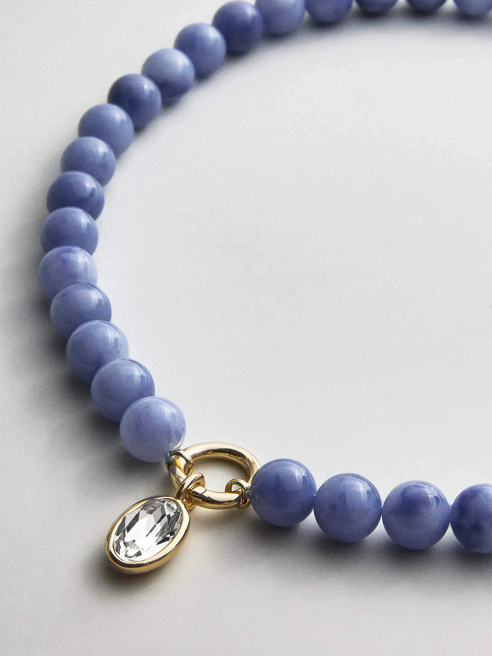 Janette Beaded Ring Necklace - Sodalite - Image 3