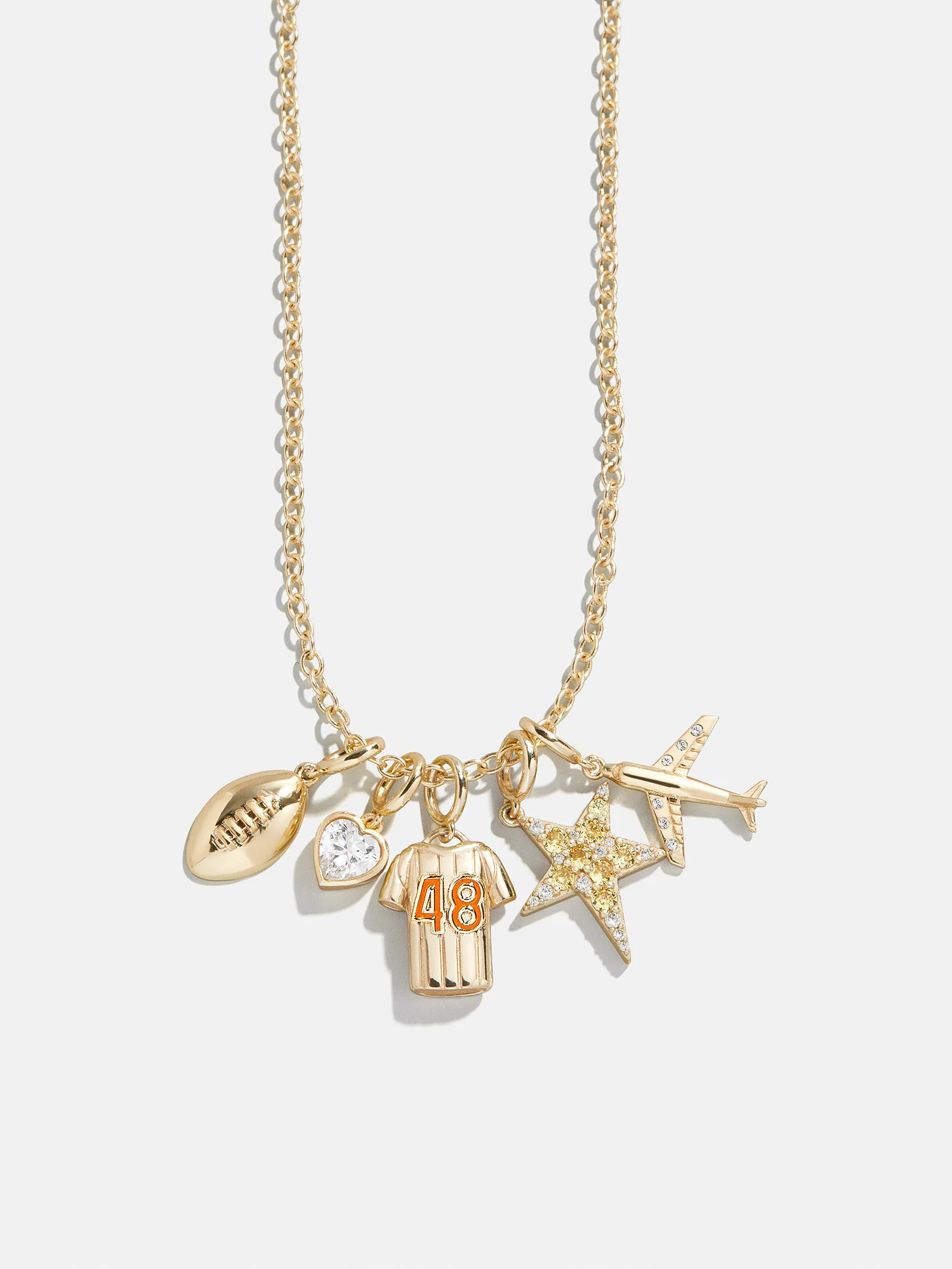 Jersey Custom Cluster Charm - Orange - Image 3