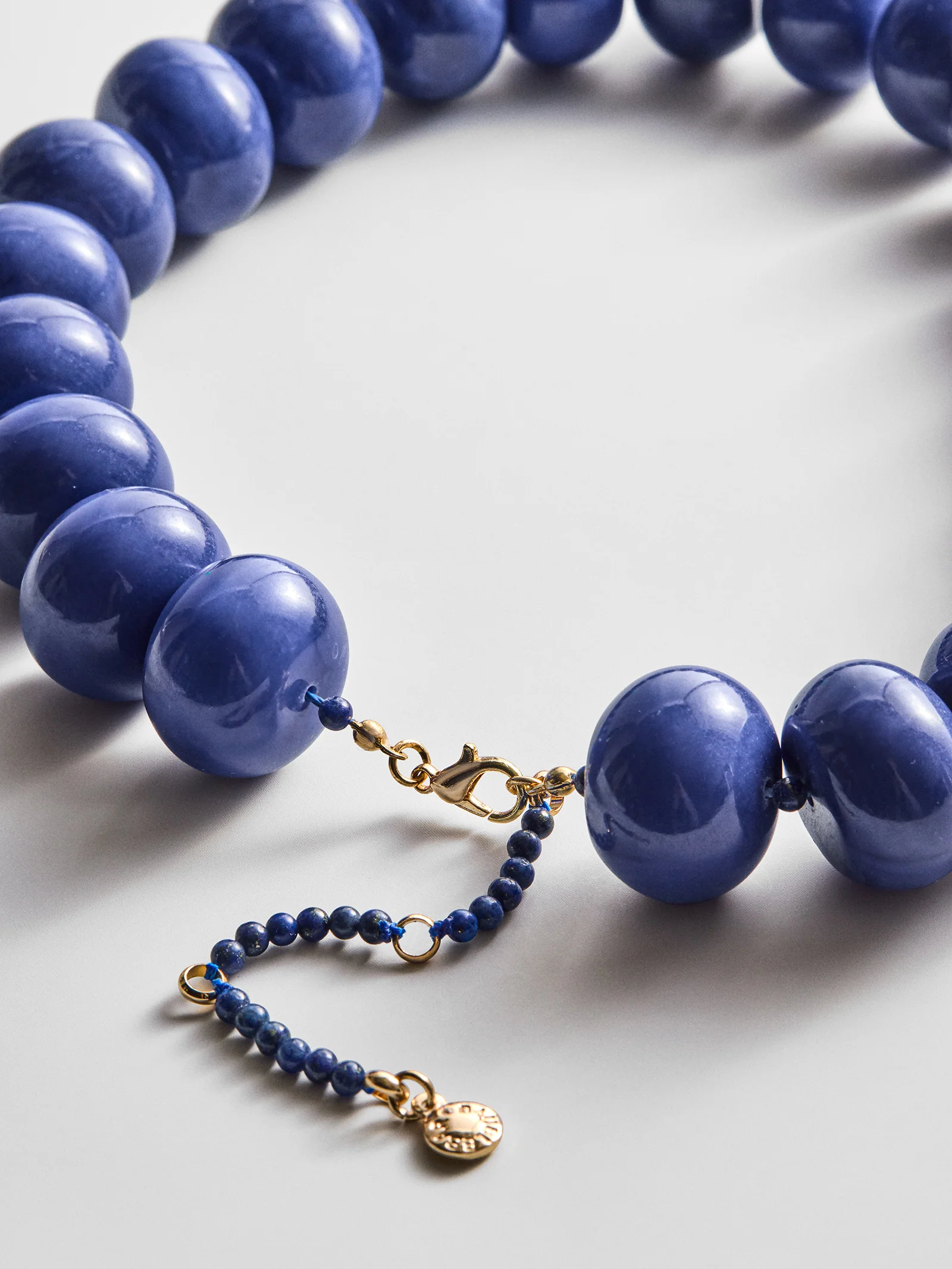 Joan Semi-Precious Necklace - Lapis - Image 4