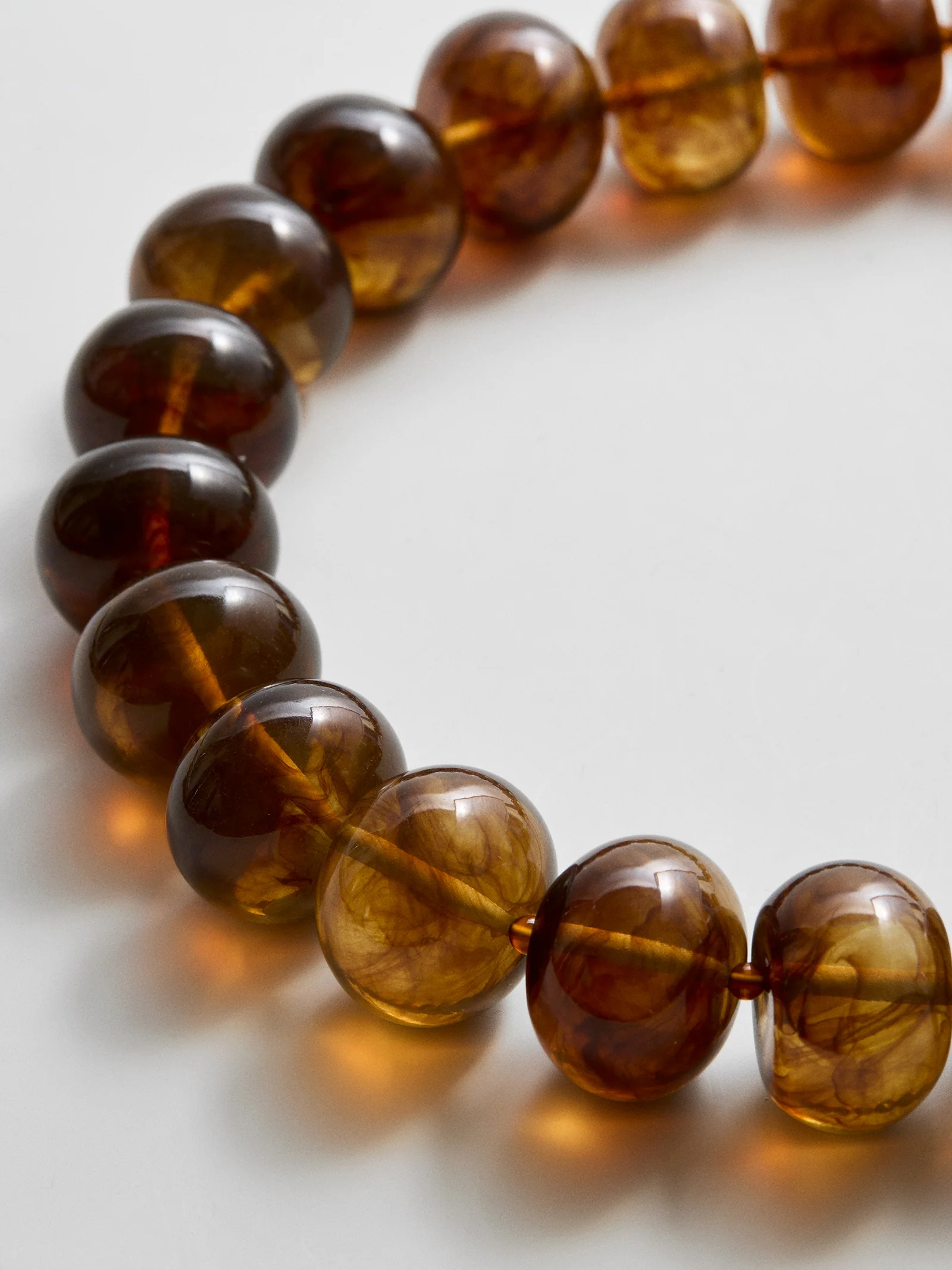 Joan Semi-Precious Necklace - Smoky Quartz - Image 3