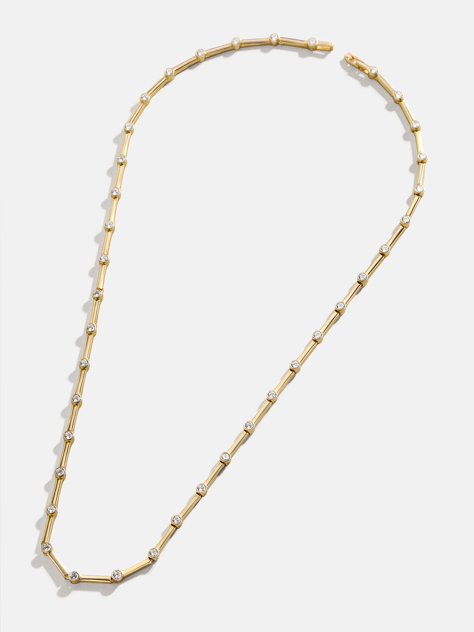 18K Gold Eve Necklace - Gold/Pavé - Image 3