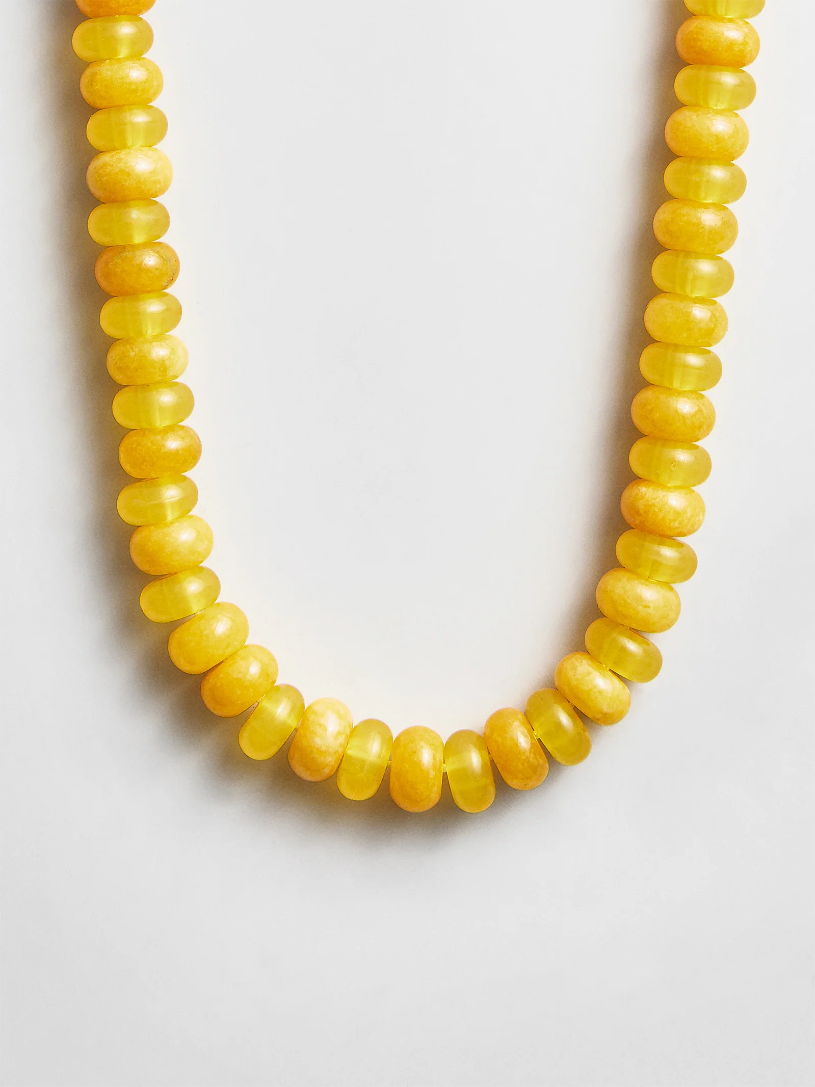 Joyce Semi-Precious Beaded Necklace - Citrine - Image 3