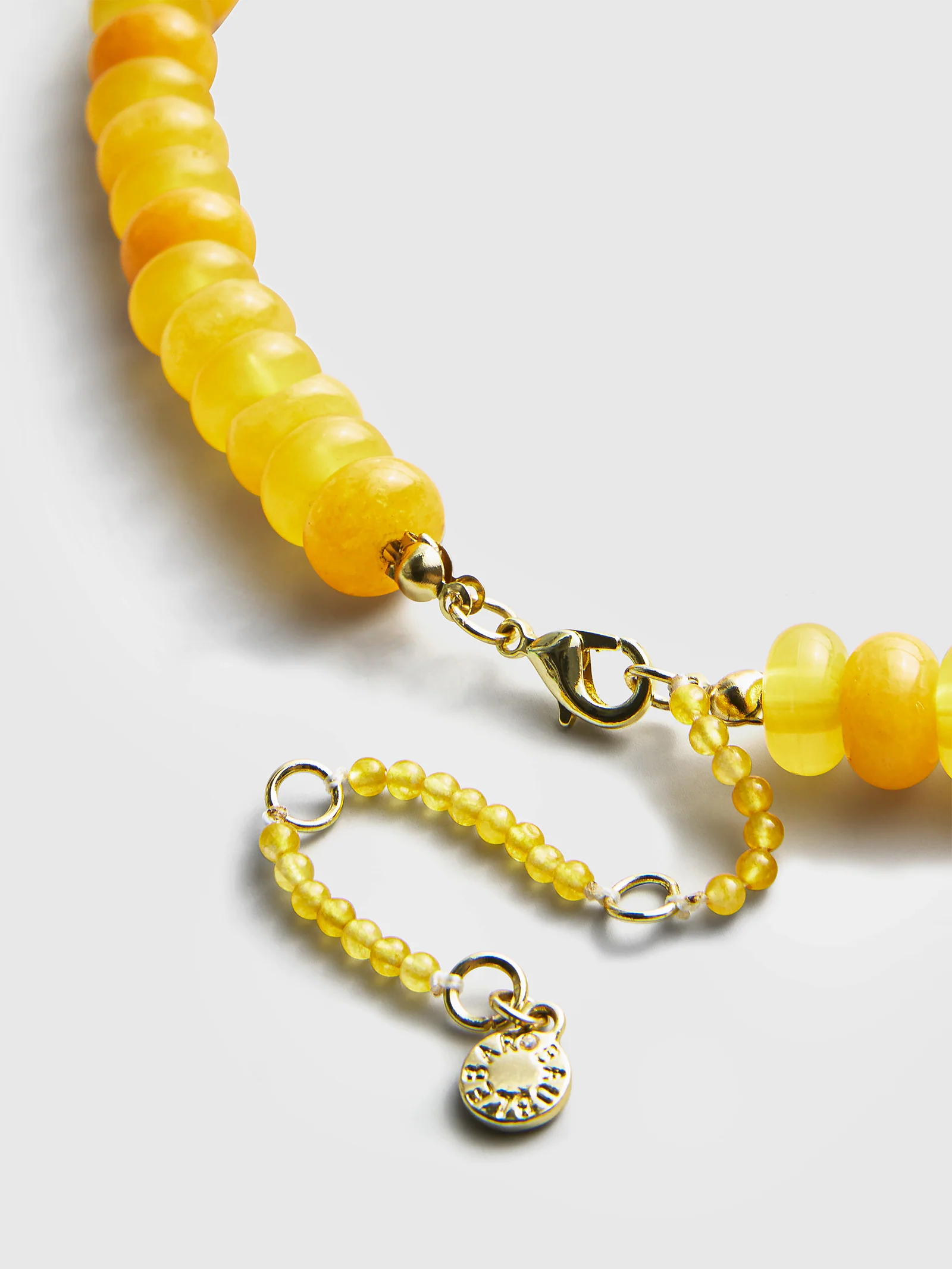 Joyce Semi-Precious Beaded Necklace - Citrine - Image 4