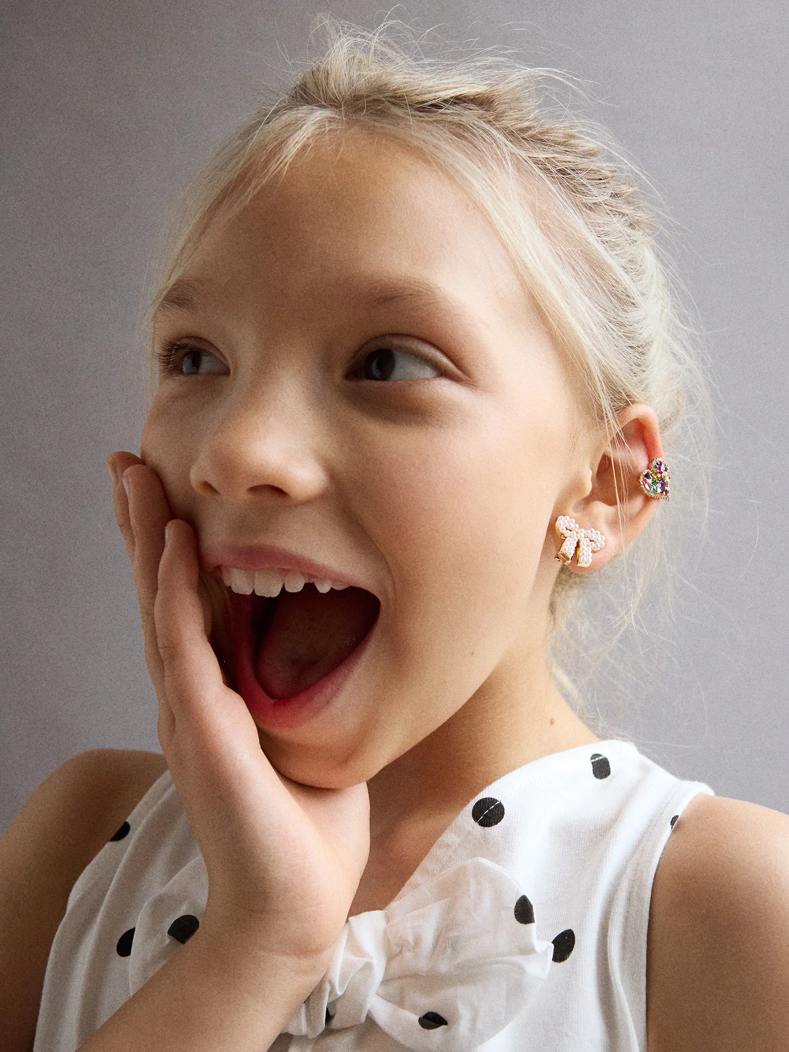 Just A Girl Kids’ Clip-On Earring Set - Just a Girl - Image 2