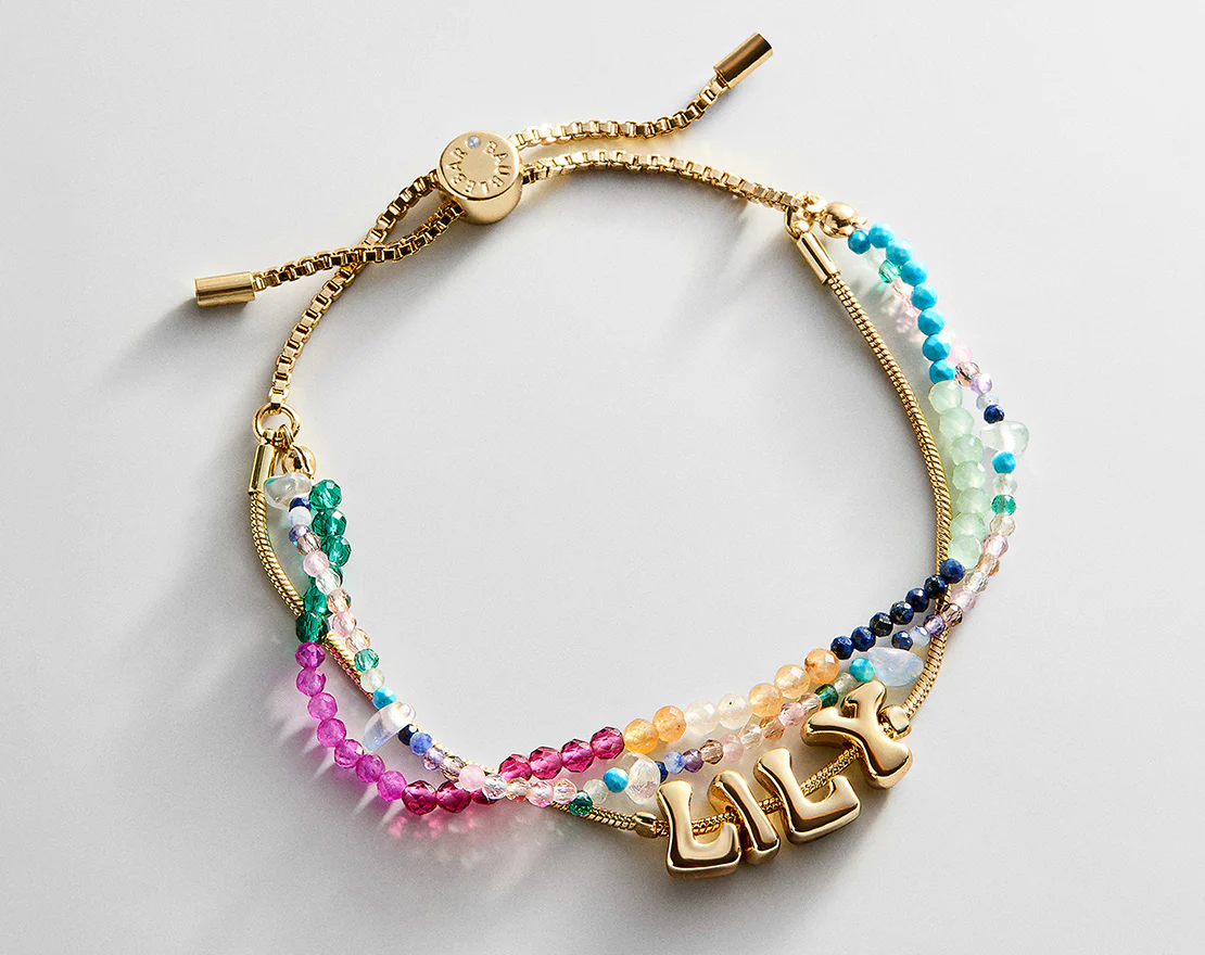 Rowan Semi-Precious Custom Layered Bracelet - Santorini - Image 3