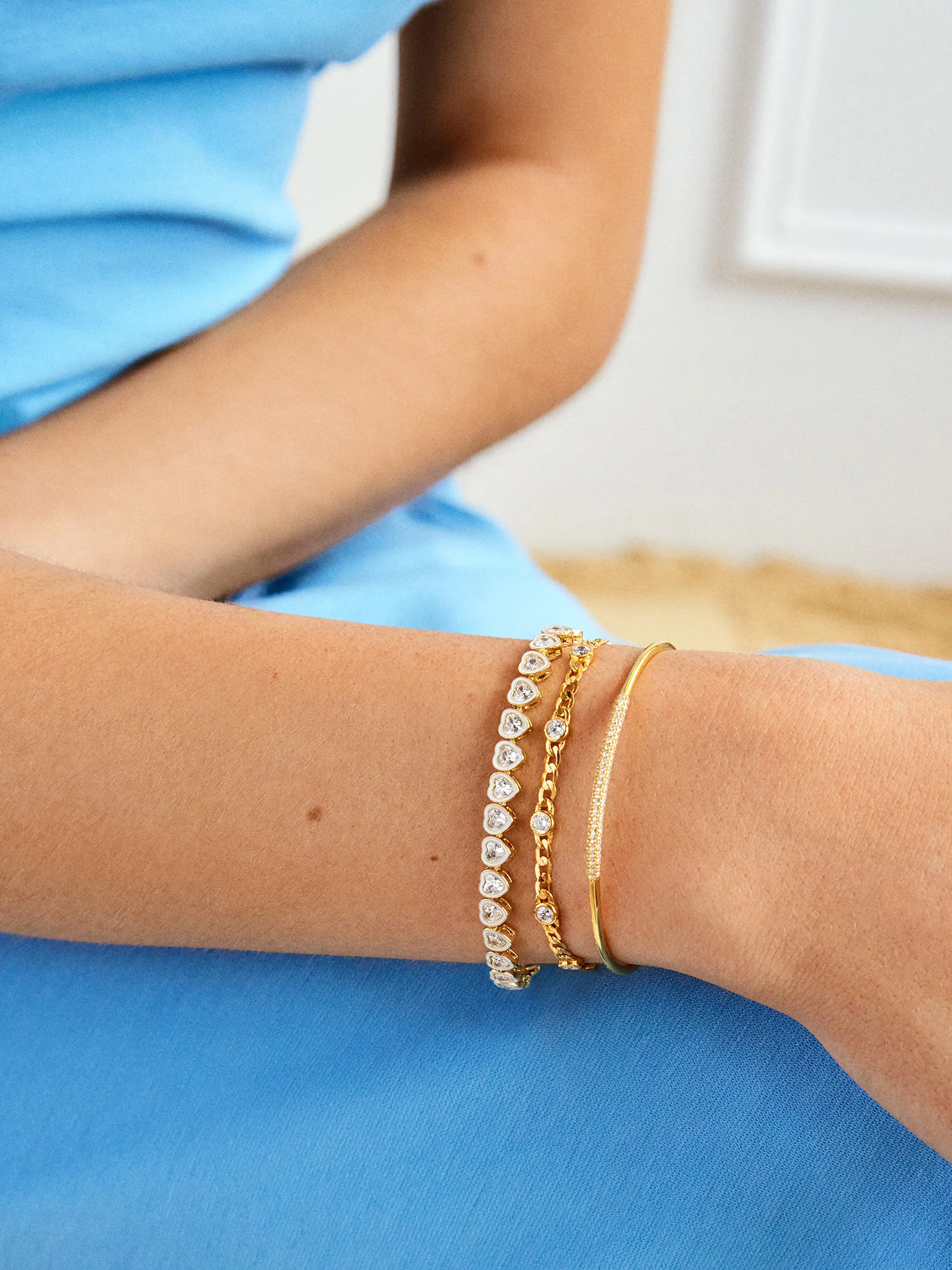 Kali Tennis Bracelet - Clear - Image 4
