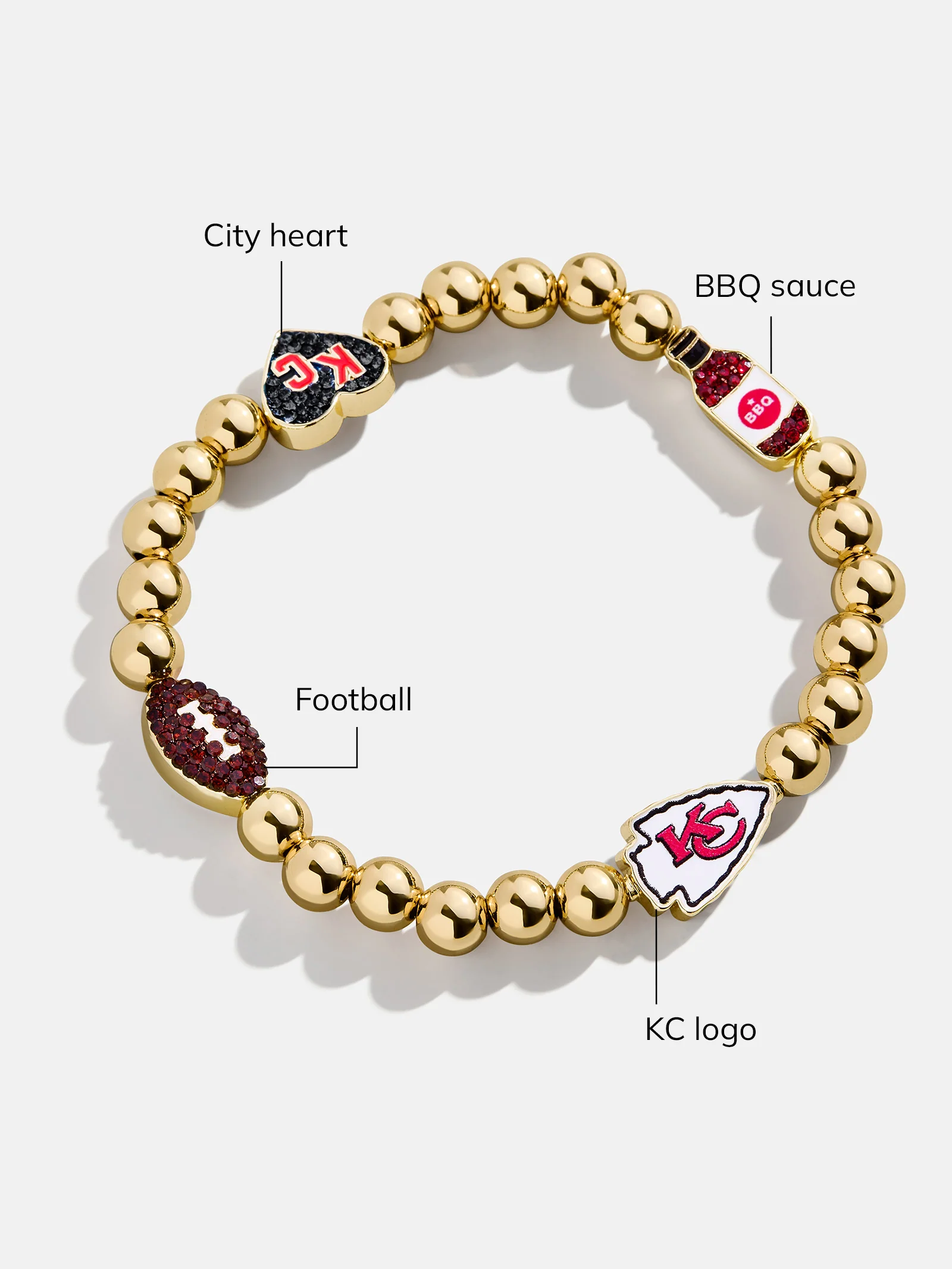 NFL Pisa Charm Bracelet - Kansas City Chiefs - Image 3