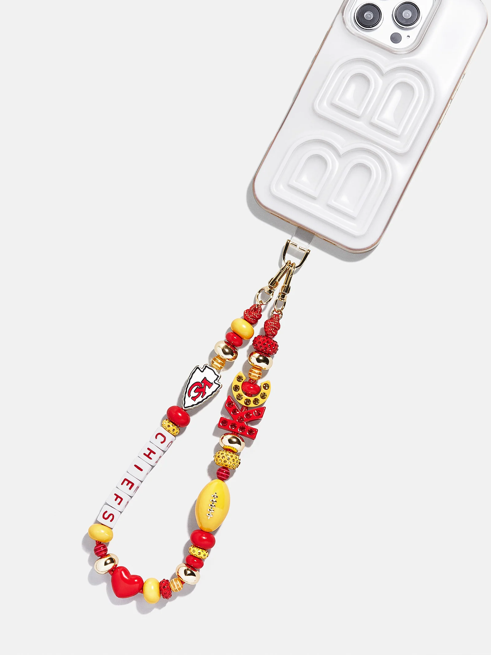 NFL Beaded Phone Charm - Kansas City Chiefs - Image 3