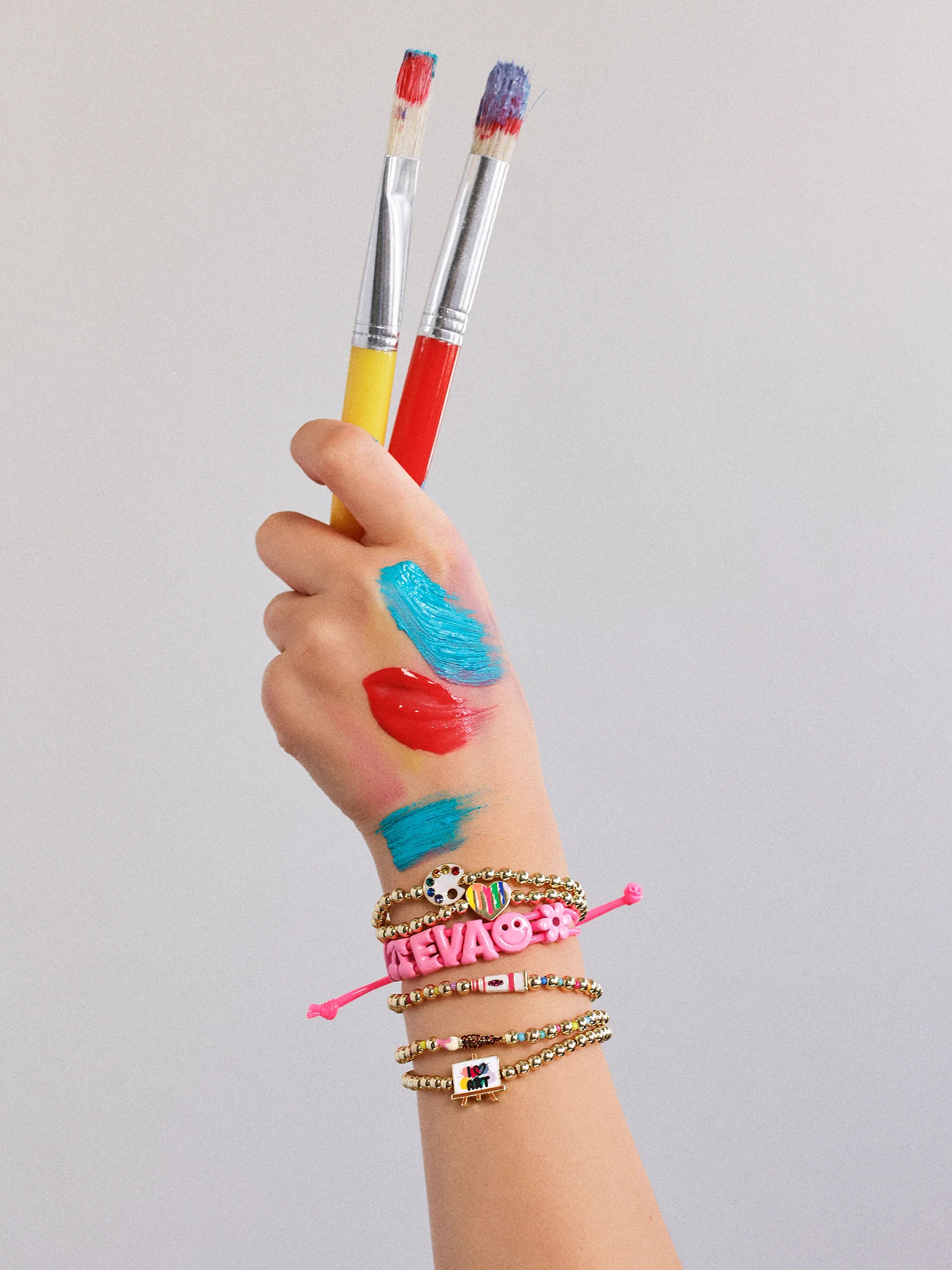 Creative Streak Kids' Pisa Bracelet Set - Painting Palette - Image 2