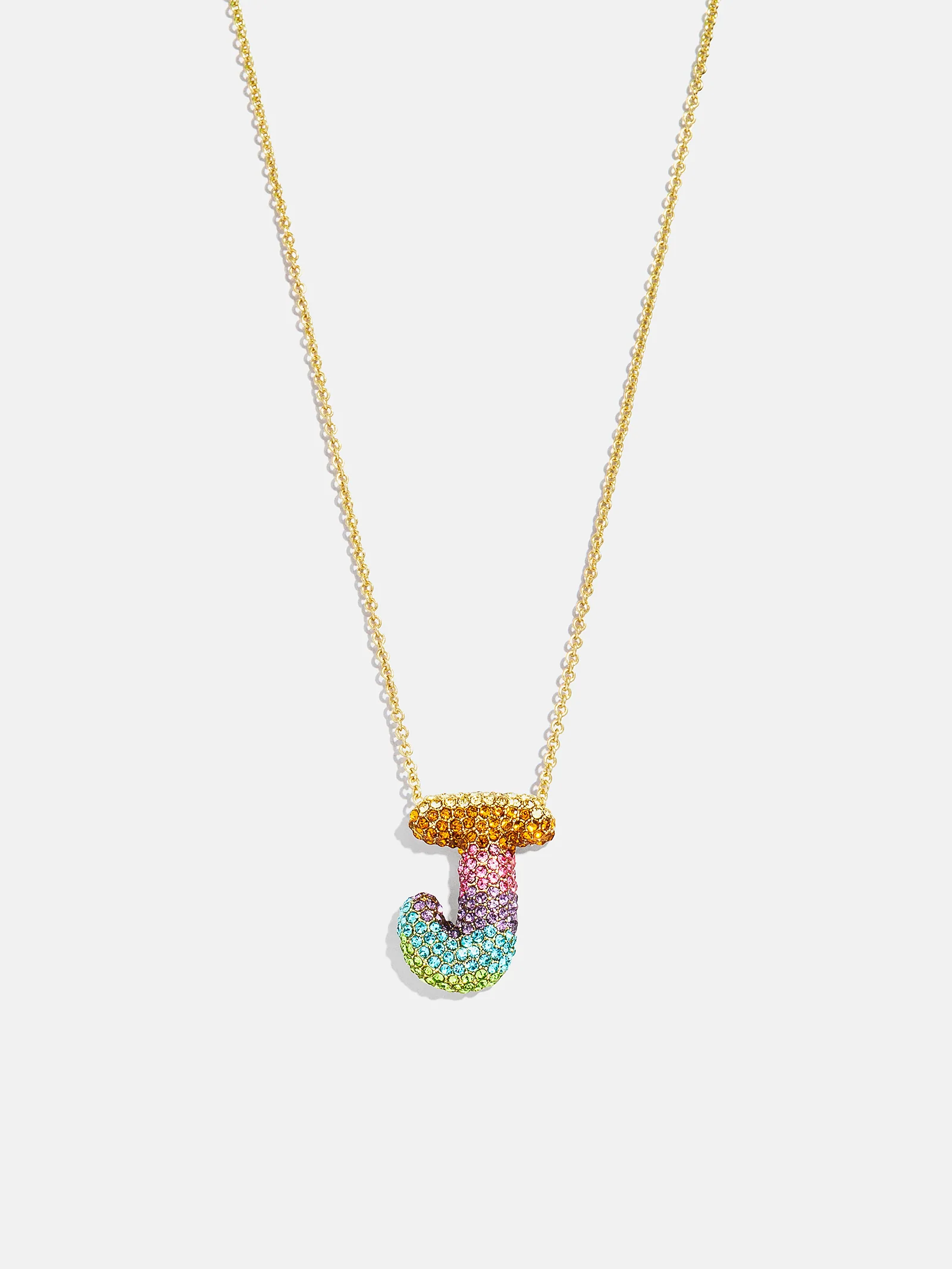 Kids' Bubble Initial Necklace - Multi - Image 12