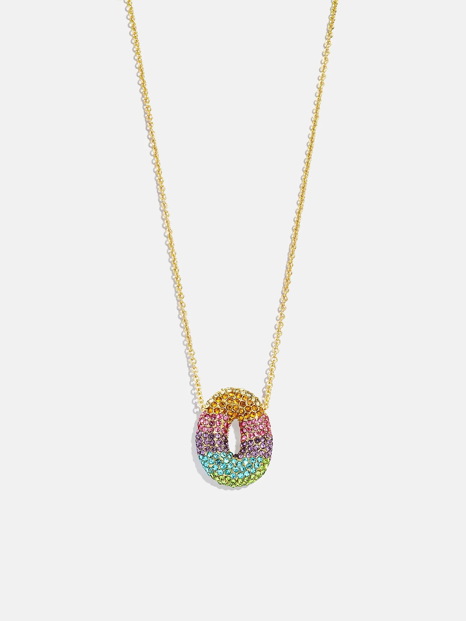 Kids' Bubble Initial Necklace - Multi - Image 17