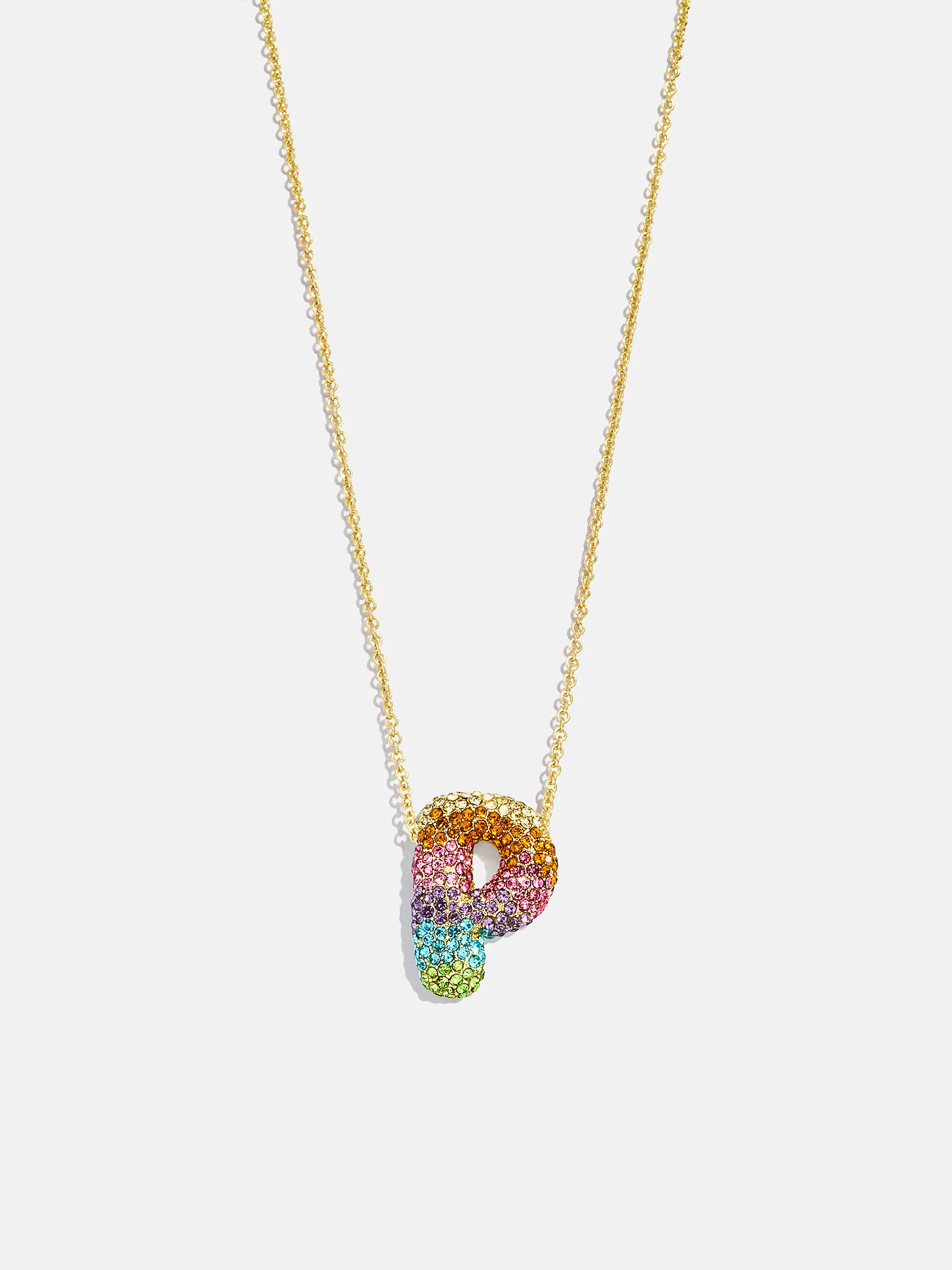 Kids' Bubble Initial Necklace - Multi - Image 18