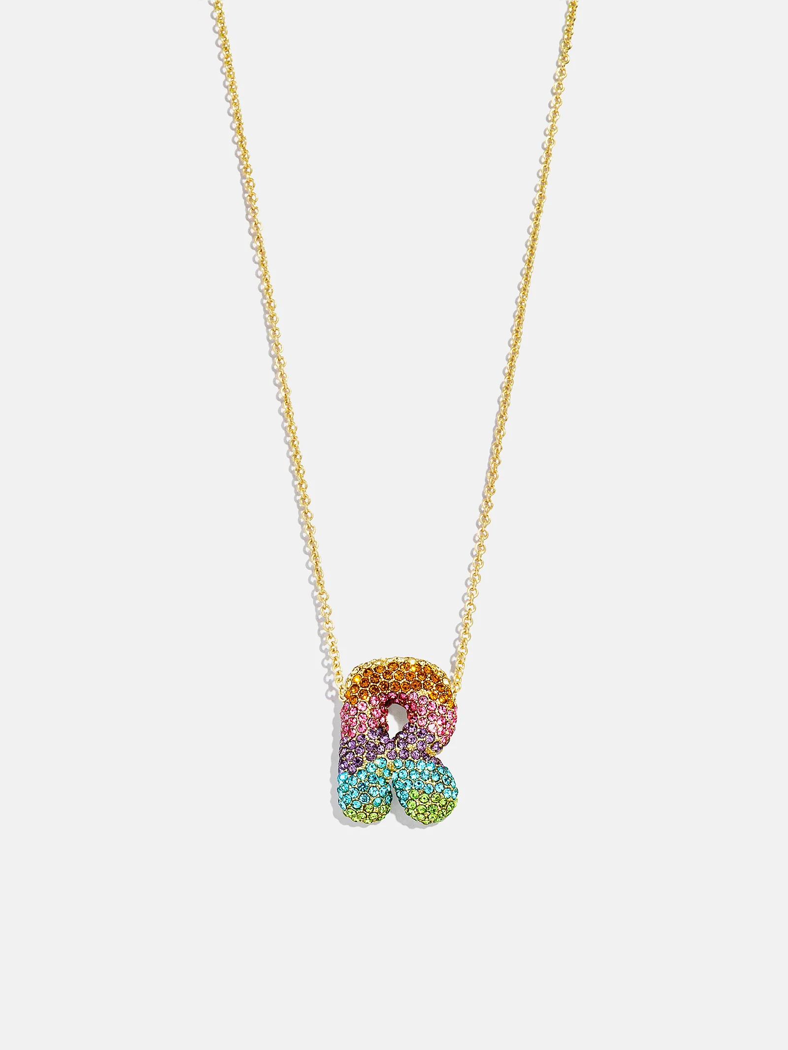 Kids' Bubble Initial Necklace - Multi - Image 20
