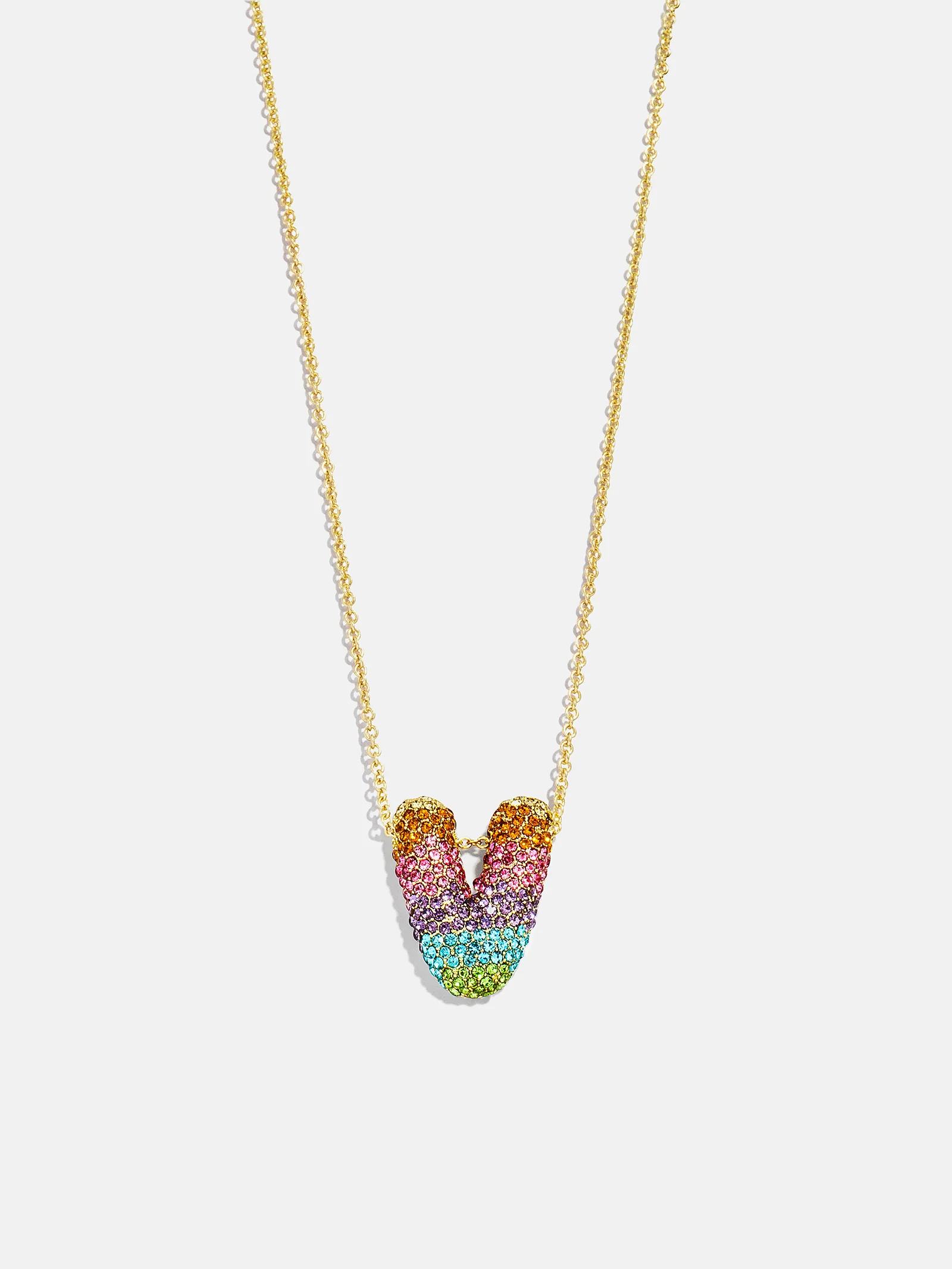 Kids' Bubble Initial Necklace - Multi - Image 24