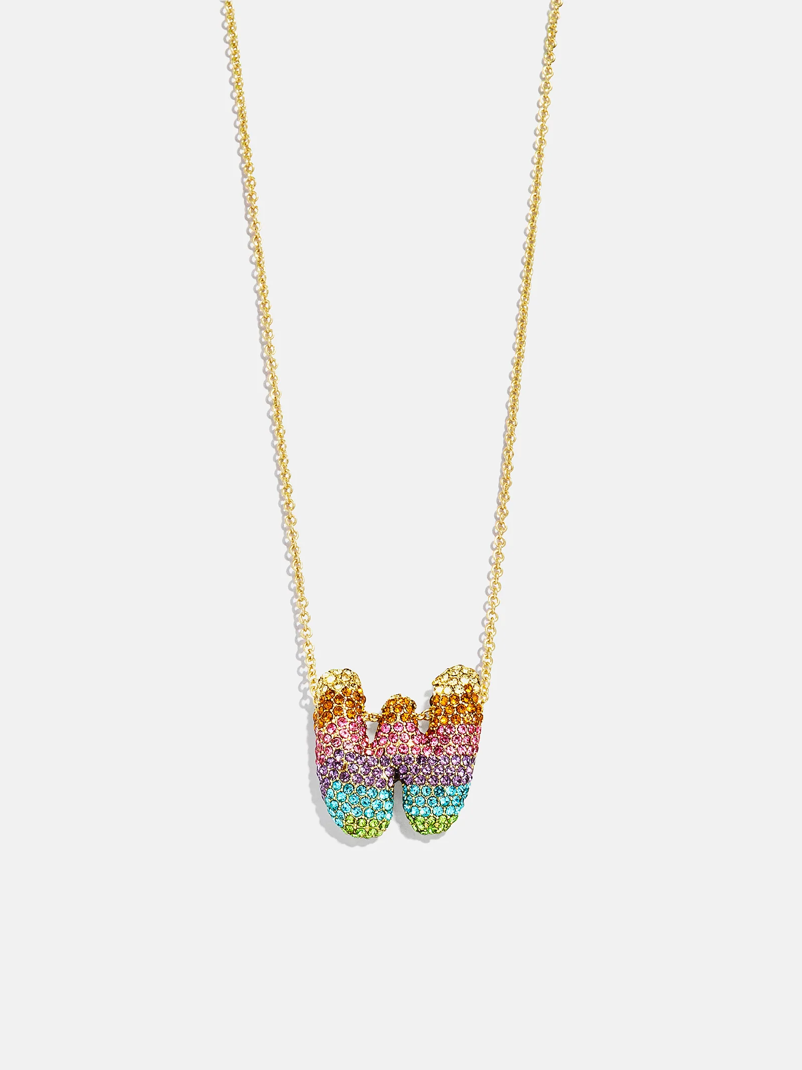 Kids' Bubble Initial Necklace - Multi - Image 25