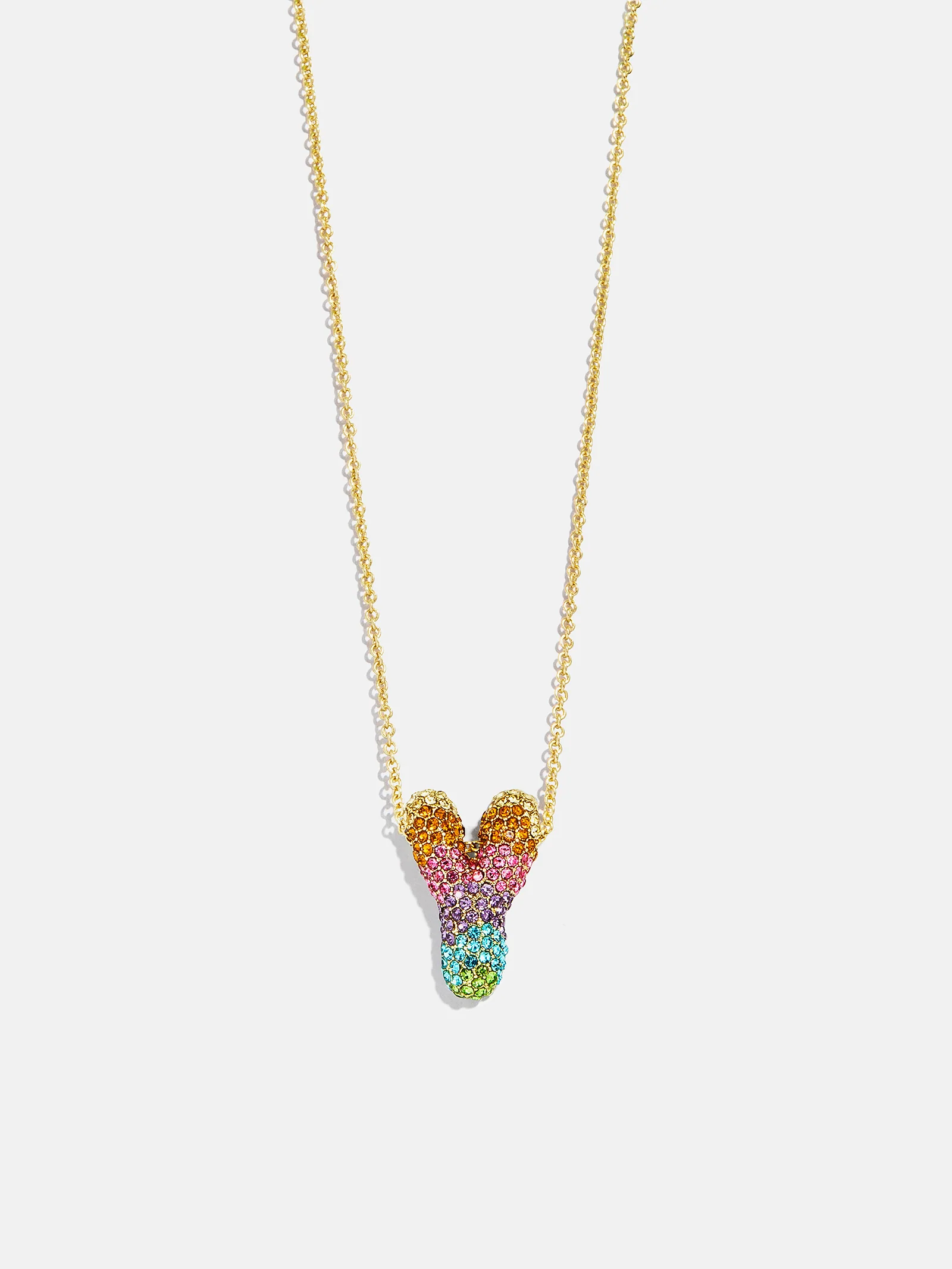 Kids' Bubble Initial Necklace - Multi - Image 27
