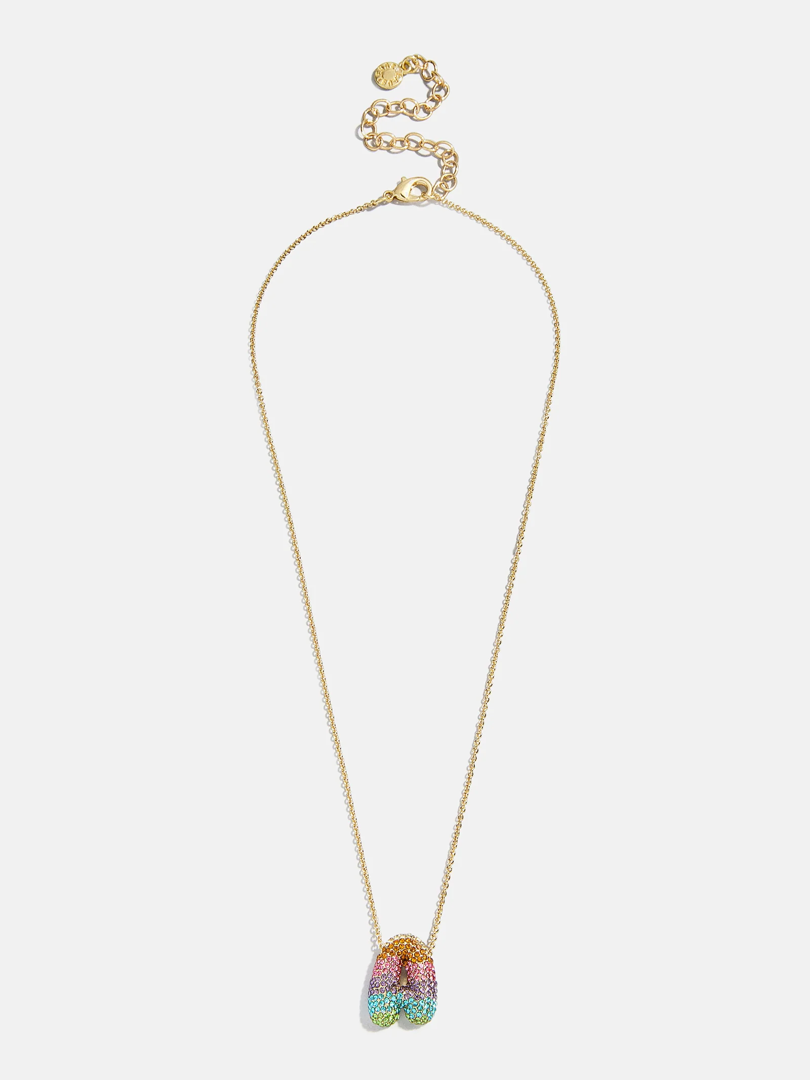 Kids' Bubble Initial Necklace - Multi - Image 30