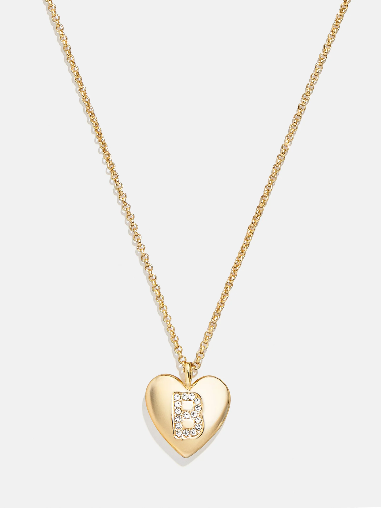 Little Love Kids' Initial Heart Necklace - Gold - Image 5