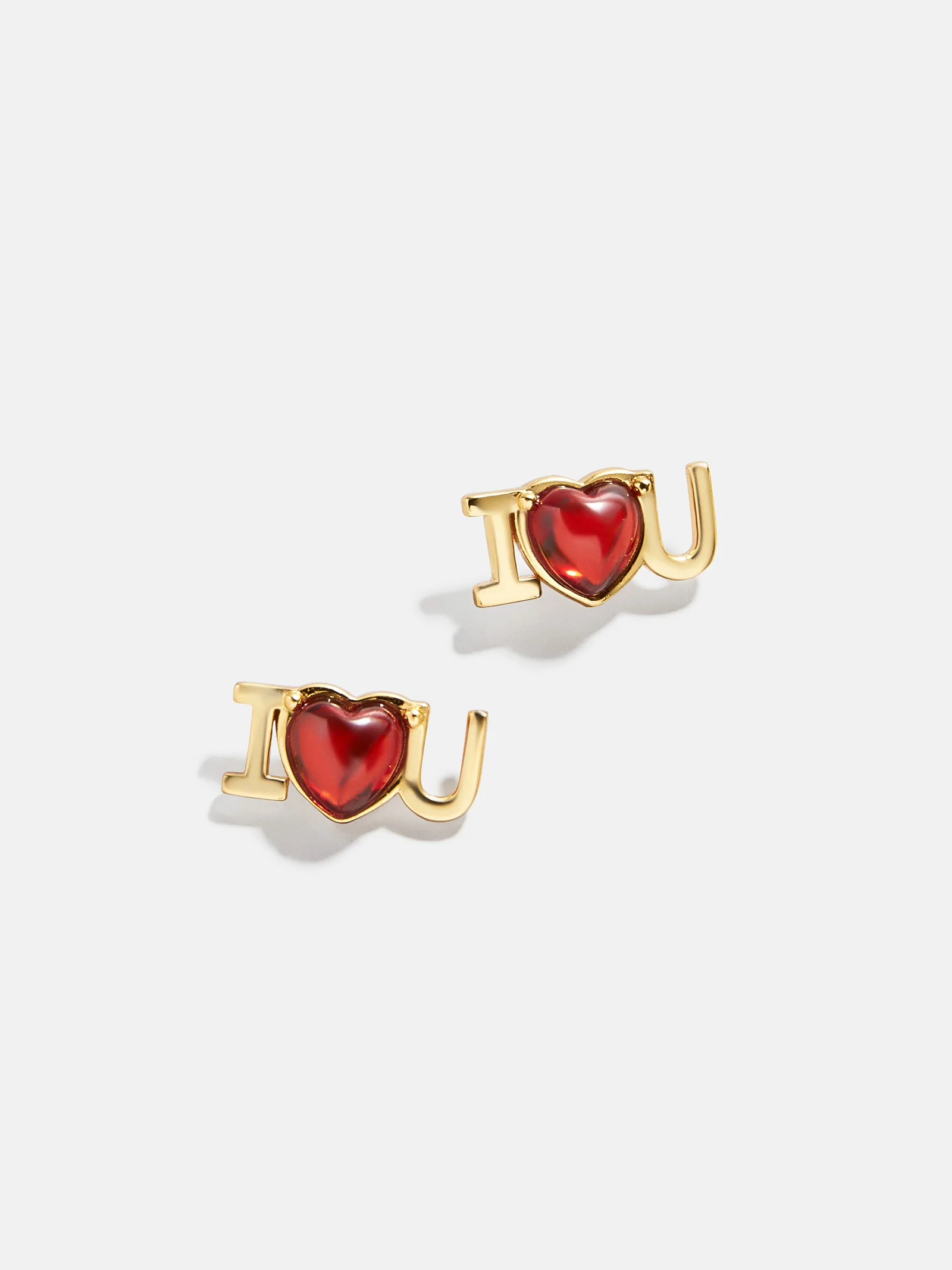 Kids' I Heart You Earrings - ILY - Image 3
