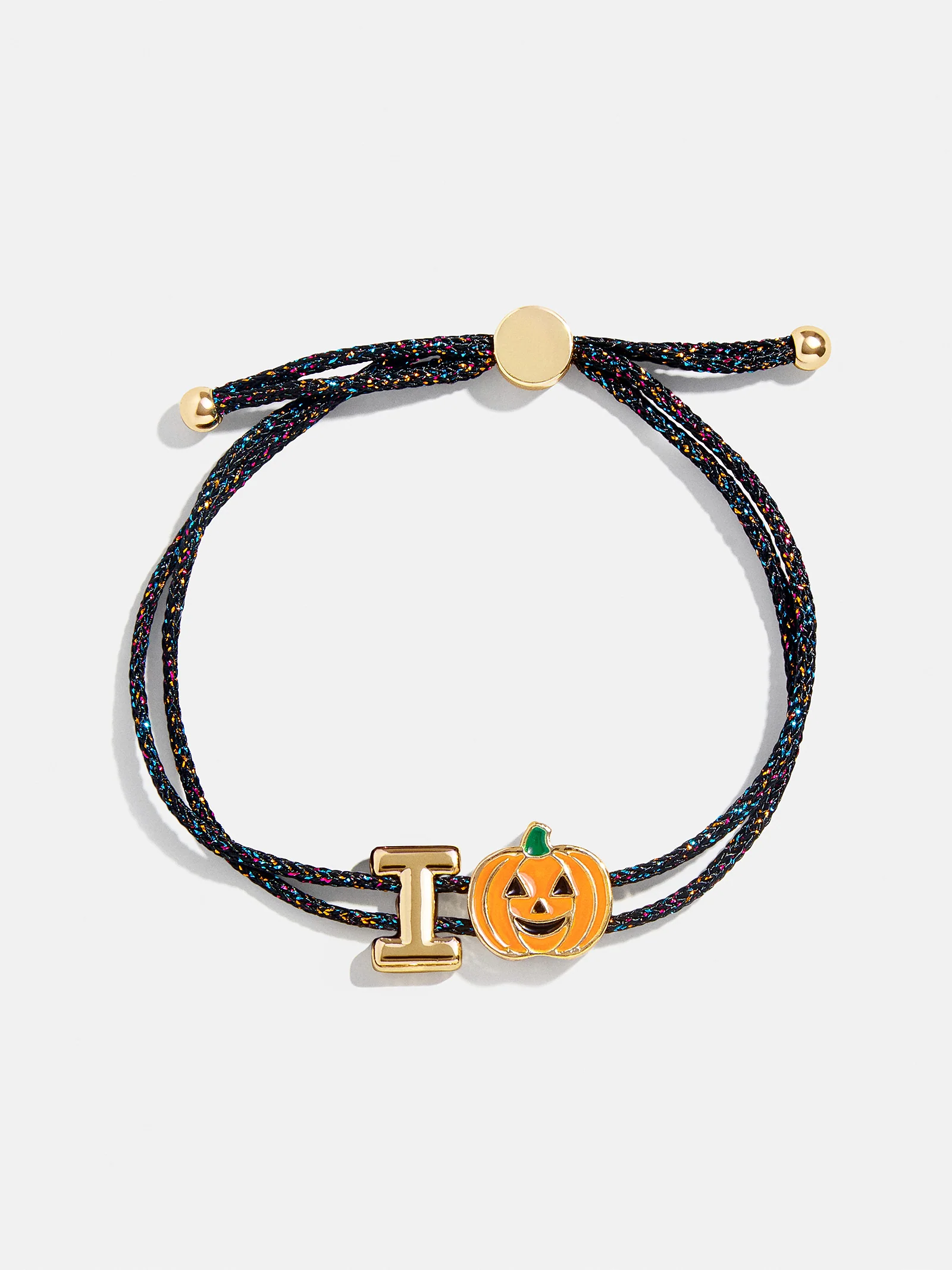Kids' Halloween Initial Bracelet - Black/Orange - Image 11