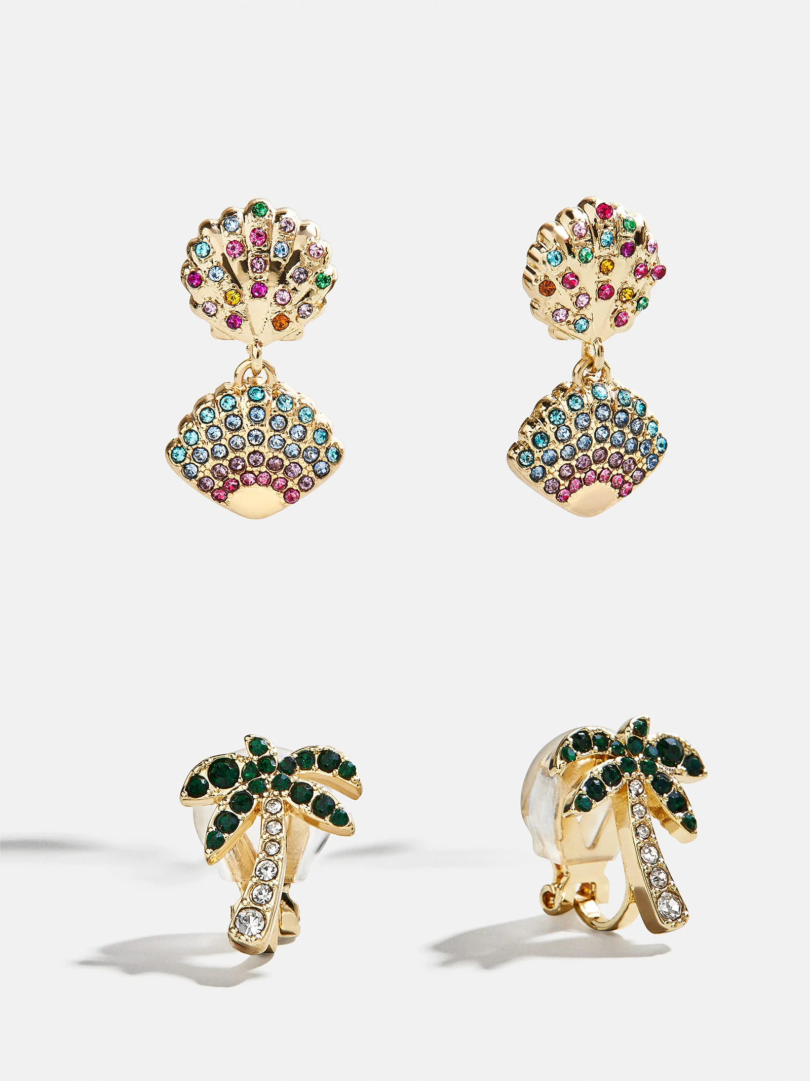 Island Time Kids’ Earring Set - Seashell