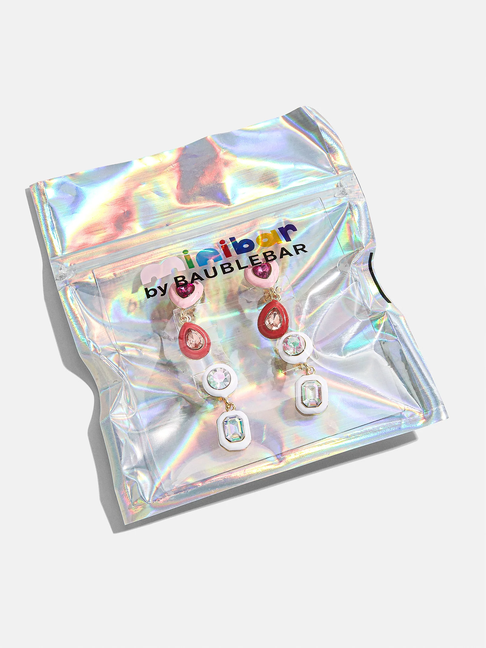 Sarah Kids' Clip-On Earring Set - Pink - Image 4