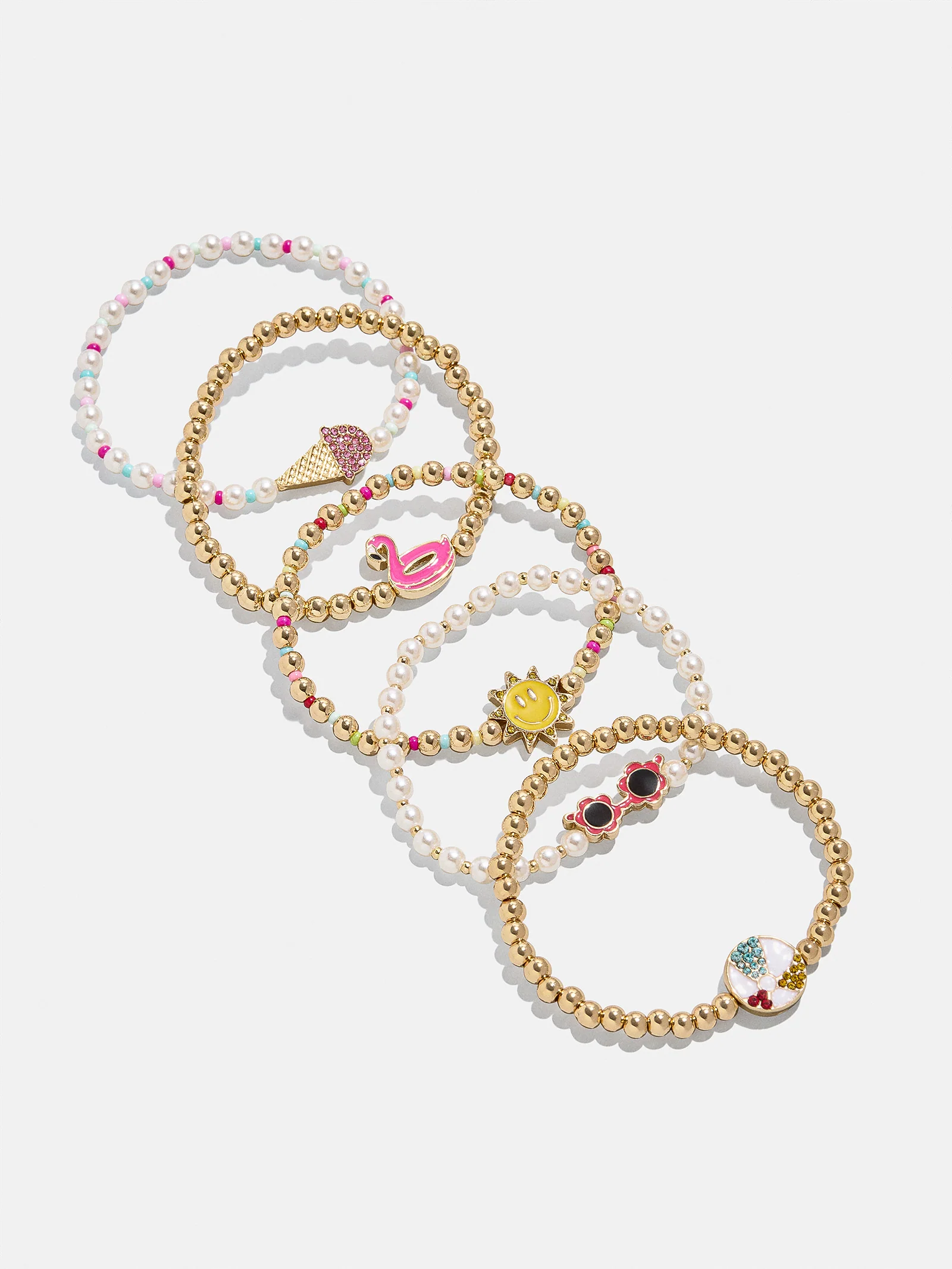 Vacation Mode Kids’ Bracelet Set - Sun - Image 3
