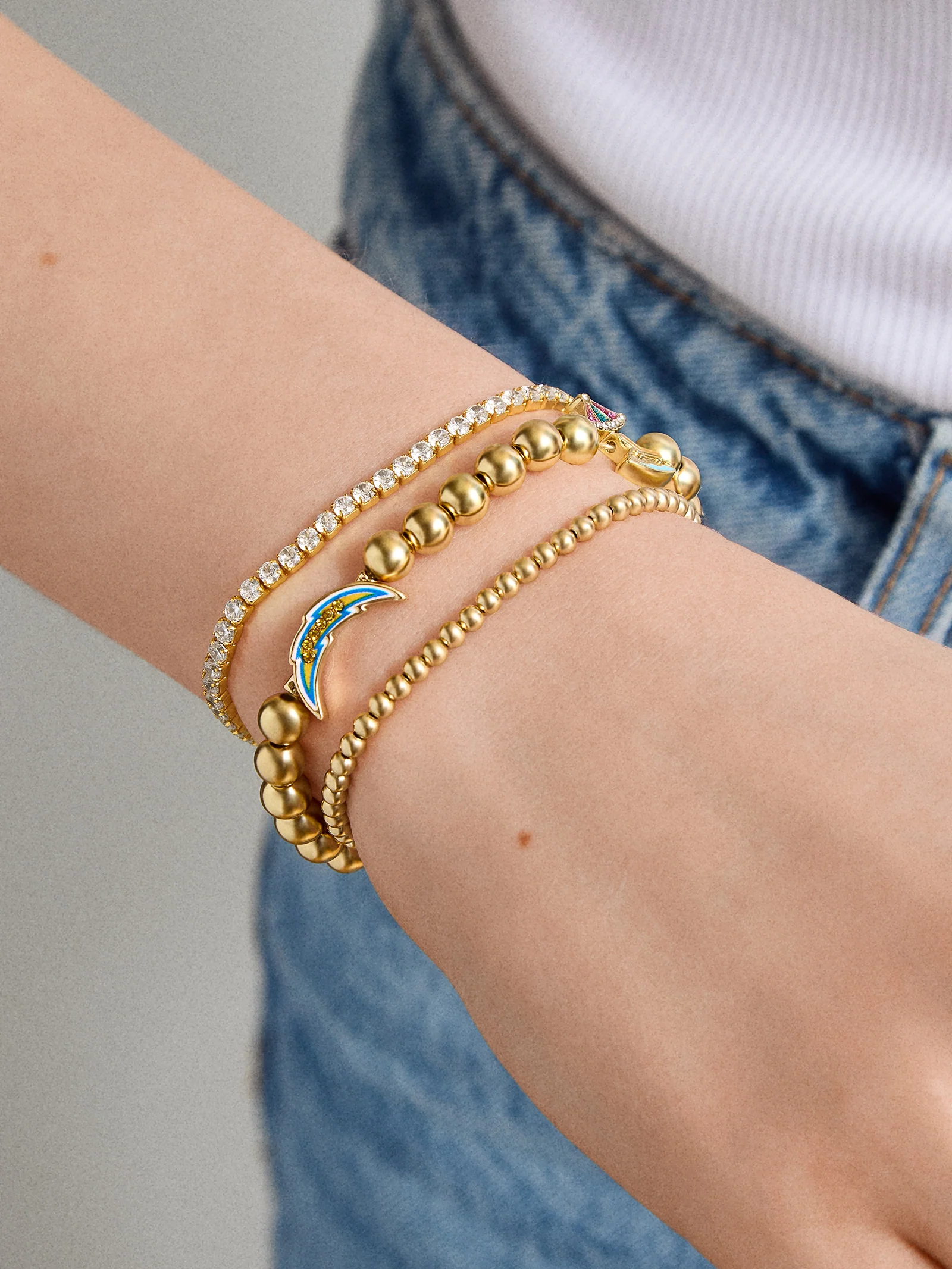 NFL Pisa Charm Bracelet - Los Angeles Chargers - Image 2