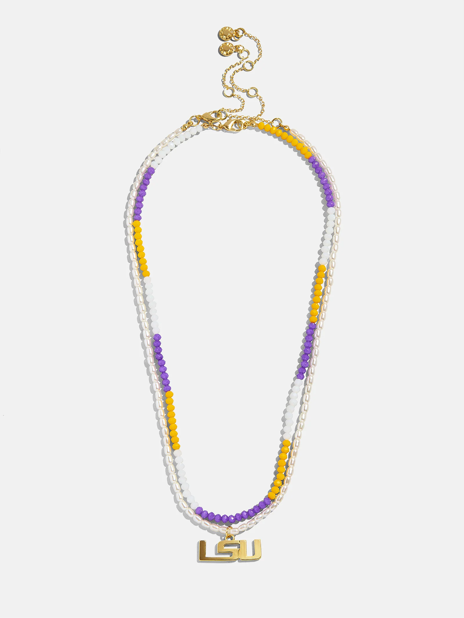 Louisiana State University Beaded Logo Necklace Set - Louisiana State University - Image 4