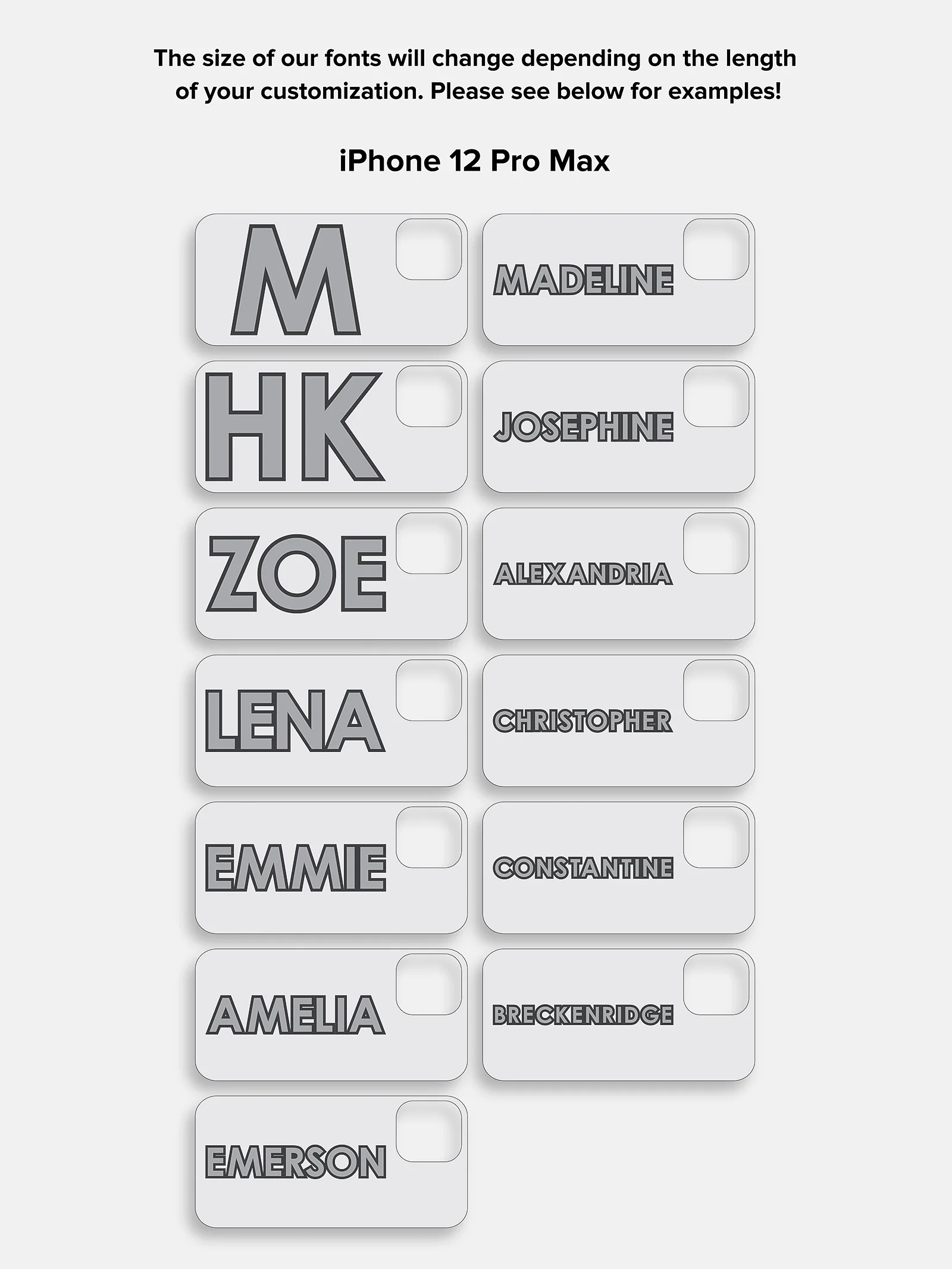 Block Font Custom iPhone Case - Lavender/White - Image 12