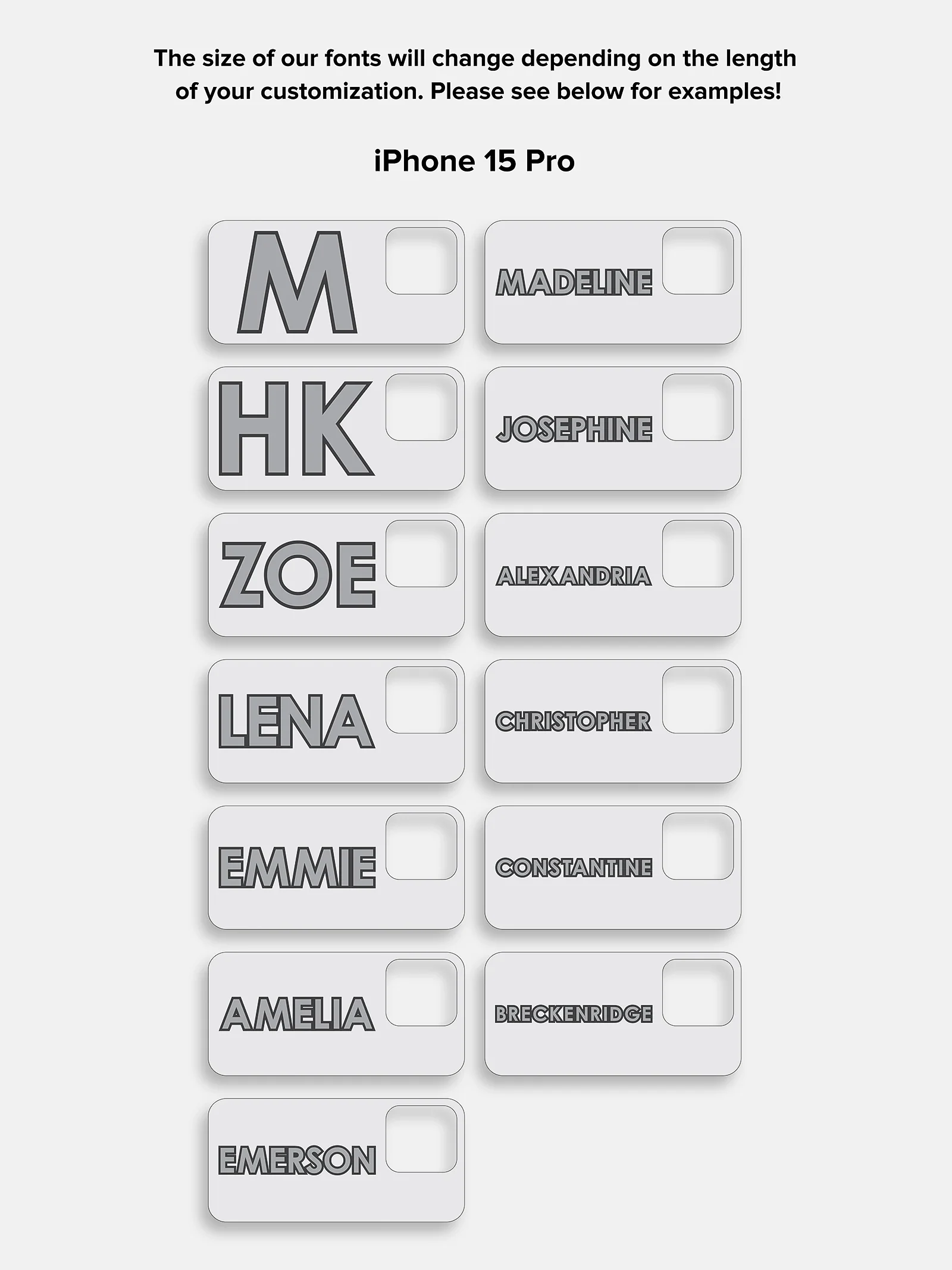 Block Font Custom iPhone Case - Lavender/White - Image 23