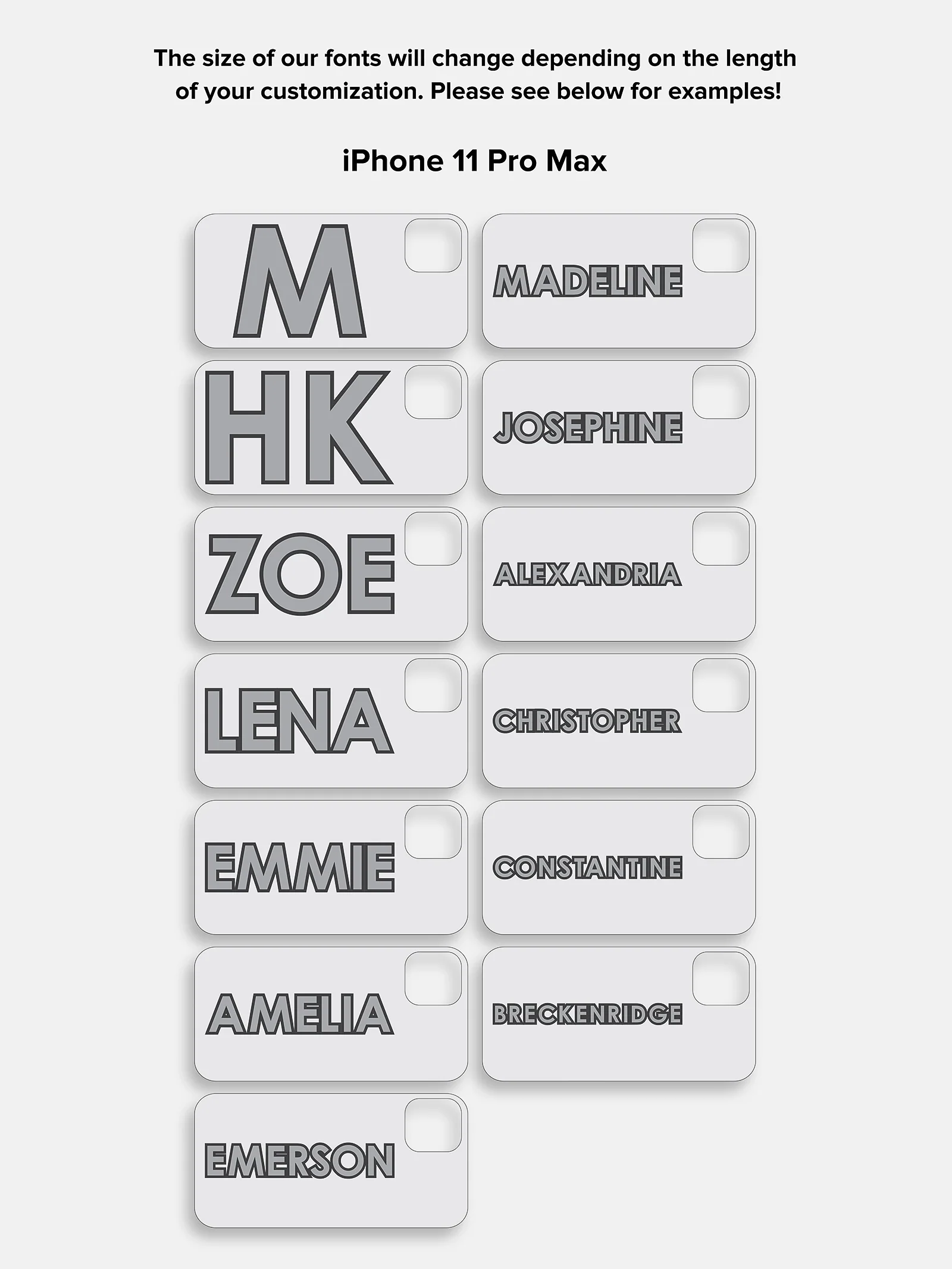 Block Font Custom iPhone Case - Lavender/White - Image 8