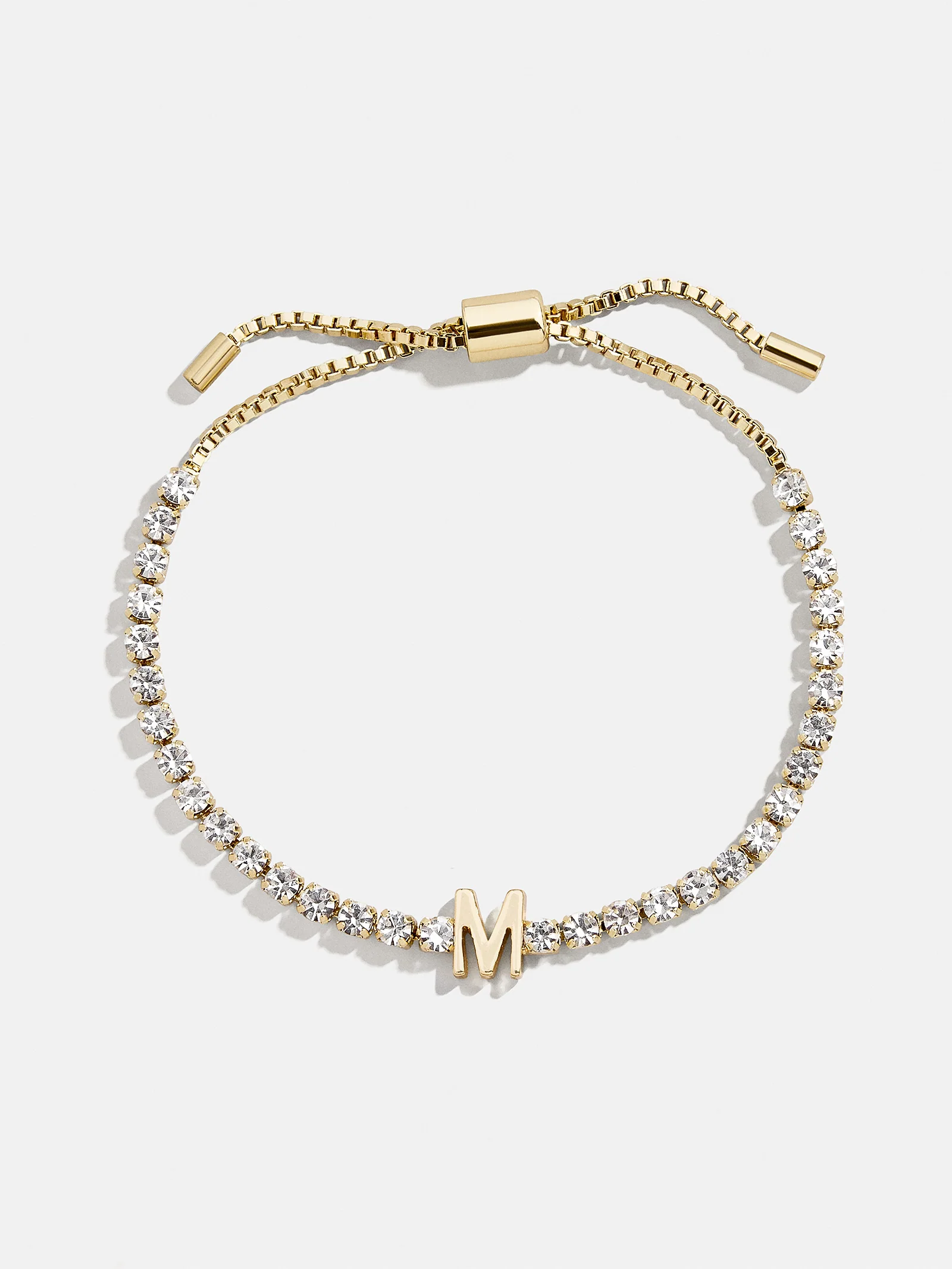 Lyanna Initial Tennis Bracelet - Gold/Pavé - Image 16