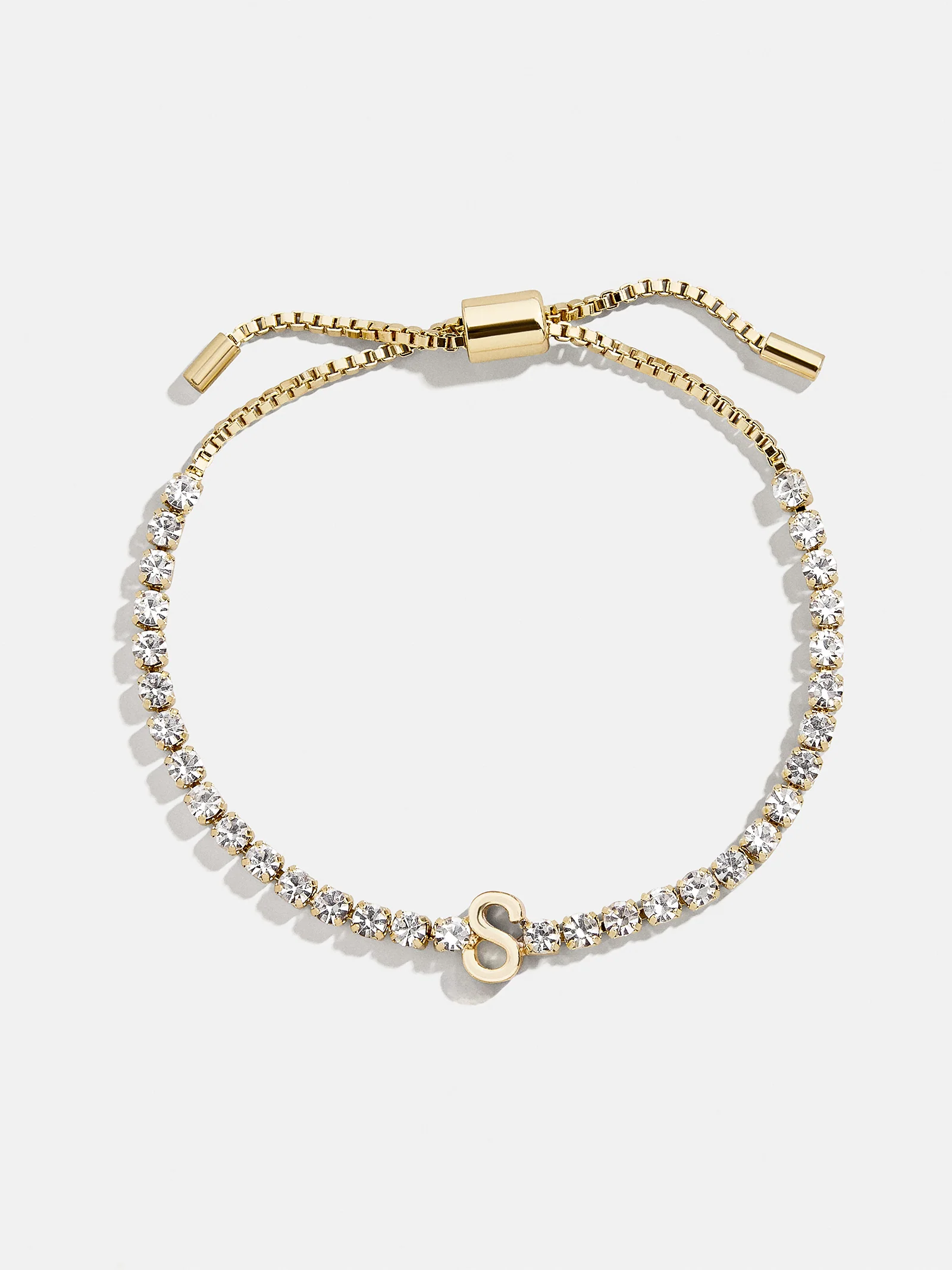 Lyanna Initial Tennis Bracelet - Gold/Pavé - Image 22