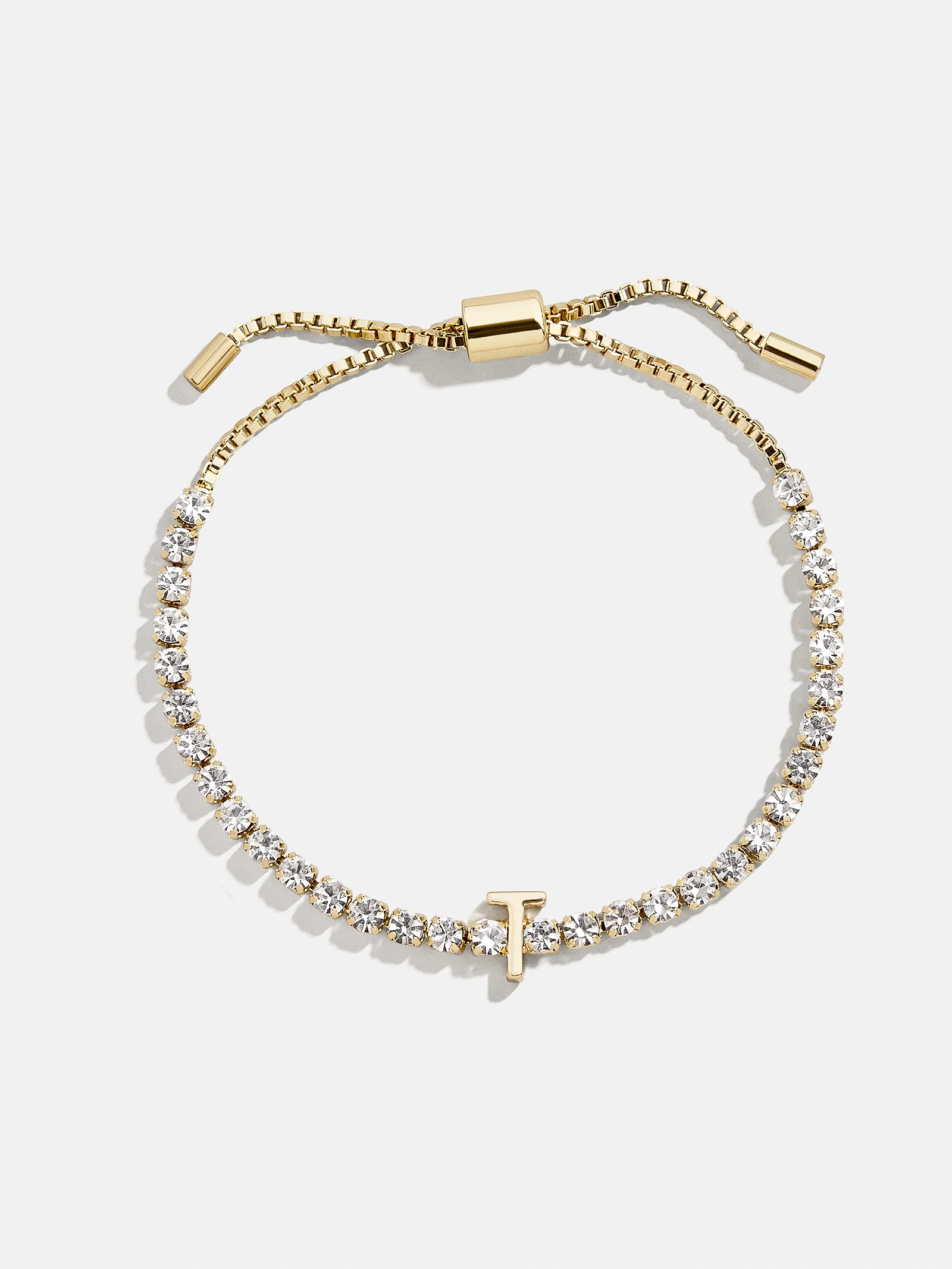 Lyanna Initial Tennis Bracelet - Gold/Pavé - Image 23
