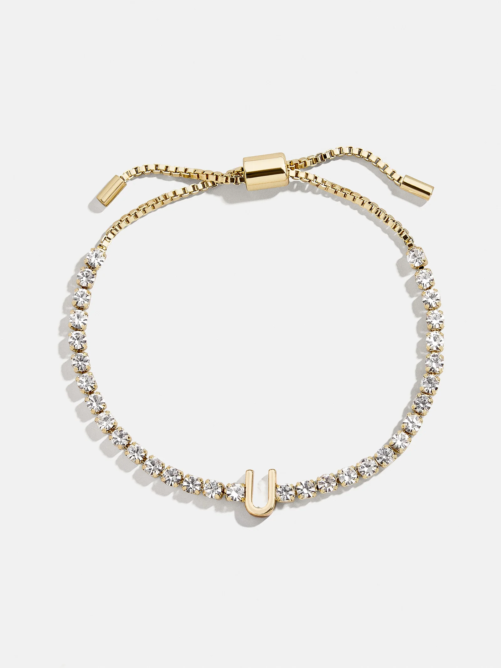 Lyanna Initial Tennis Bracelet - Gold/Pavé - Image 24