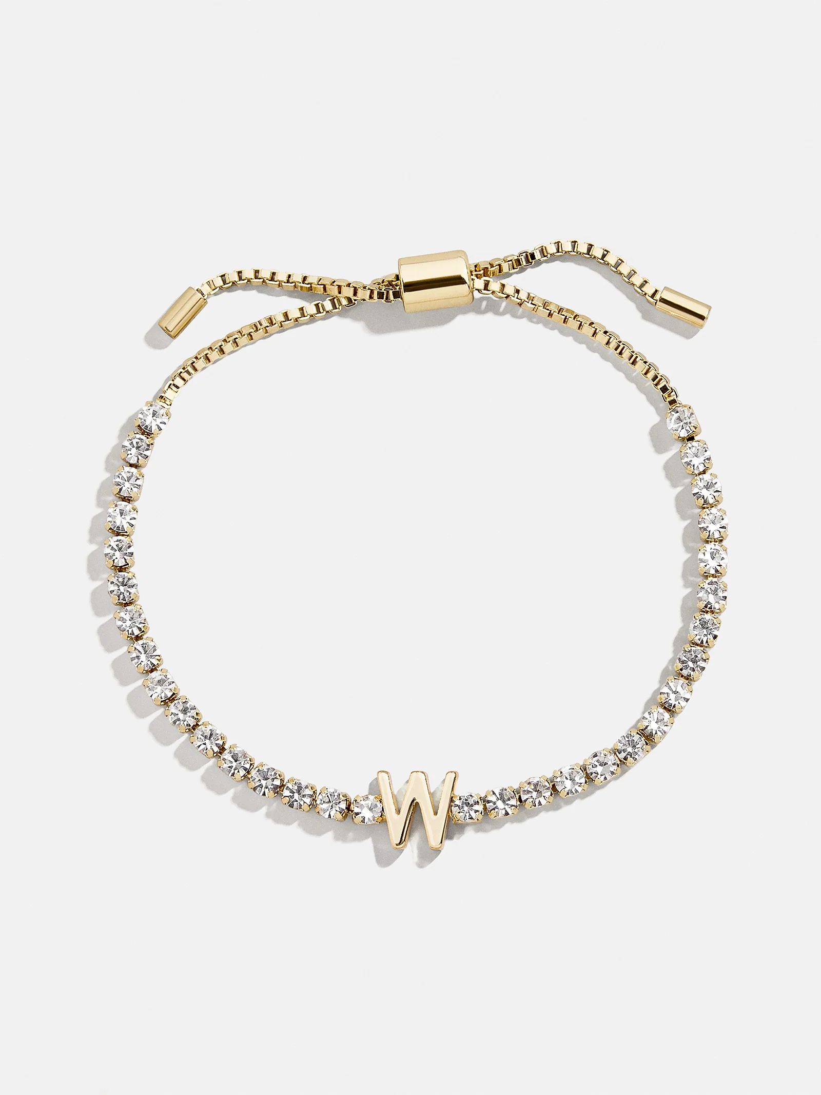 Lyanna Initial Tennis Bracelet - Gold/Pavé - Image 26