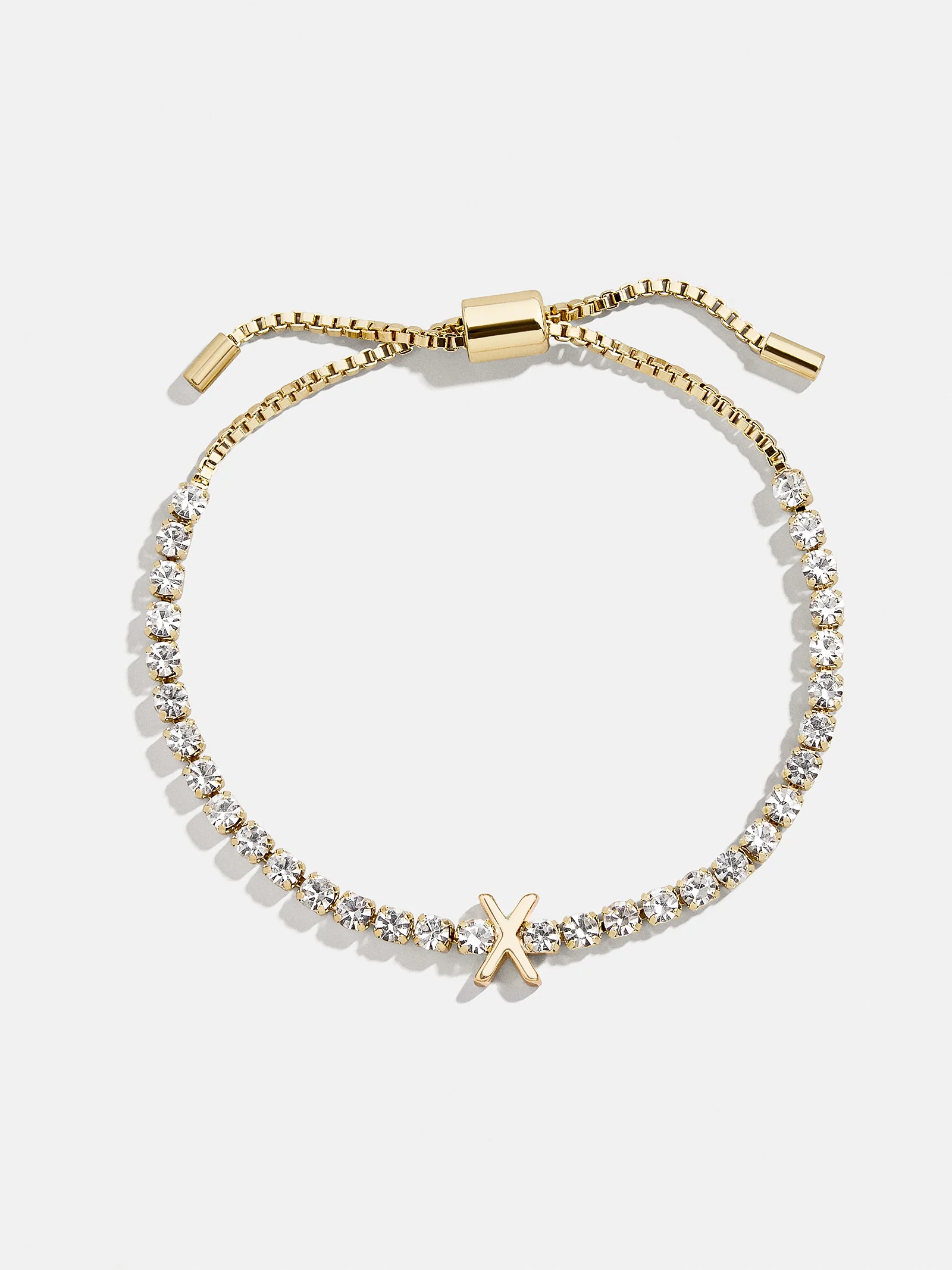 Lyanna Initial Tennis Bracelet - Gold/Pavé - Image 27