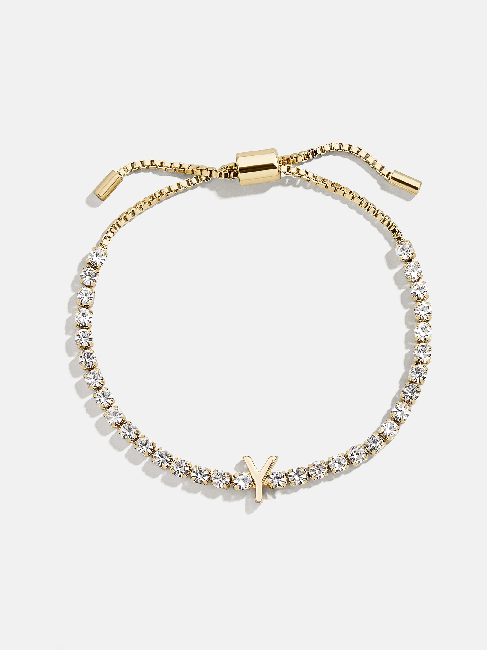 Lyanna Initial Tennis Bracelet - Gold/Pavé - Image 28