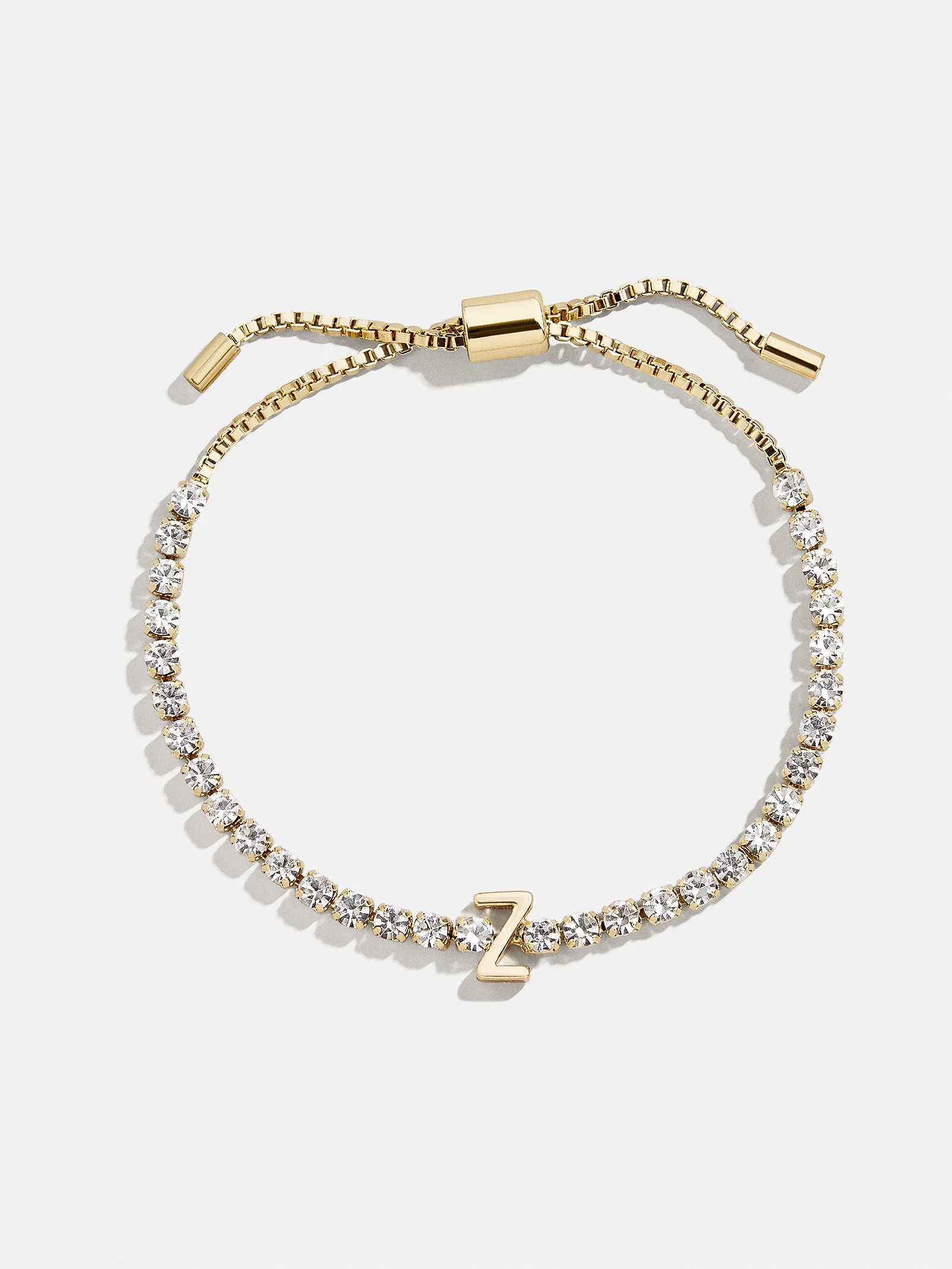 Lyanna Initial Tennis Bracelet - Gold/Pavé - Image 29