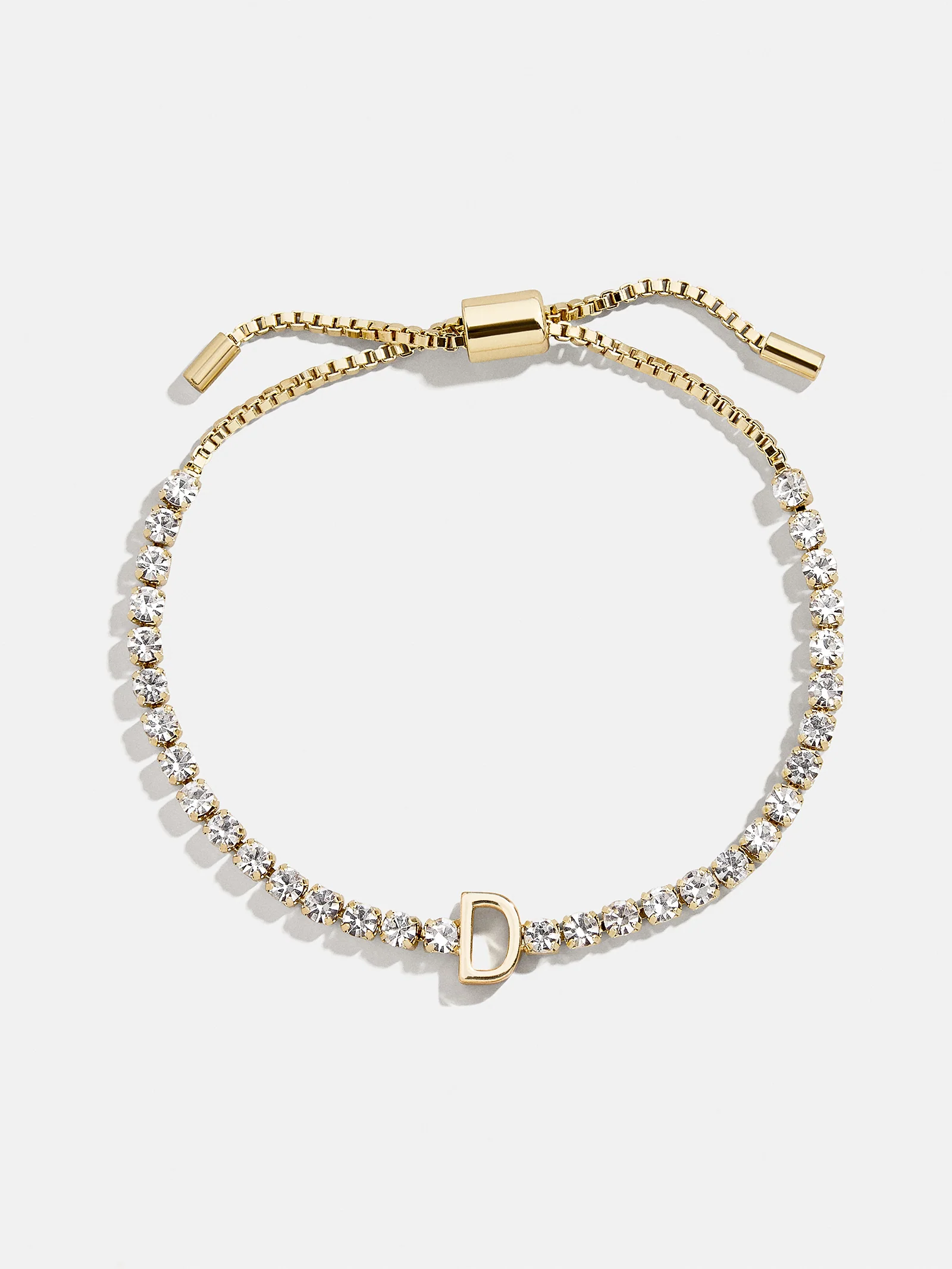 Lyanna Initial Tennis Bracelet - Gold/Pavé - Image 7