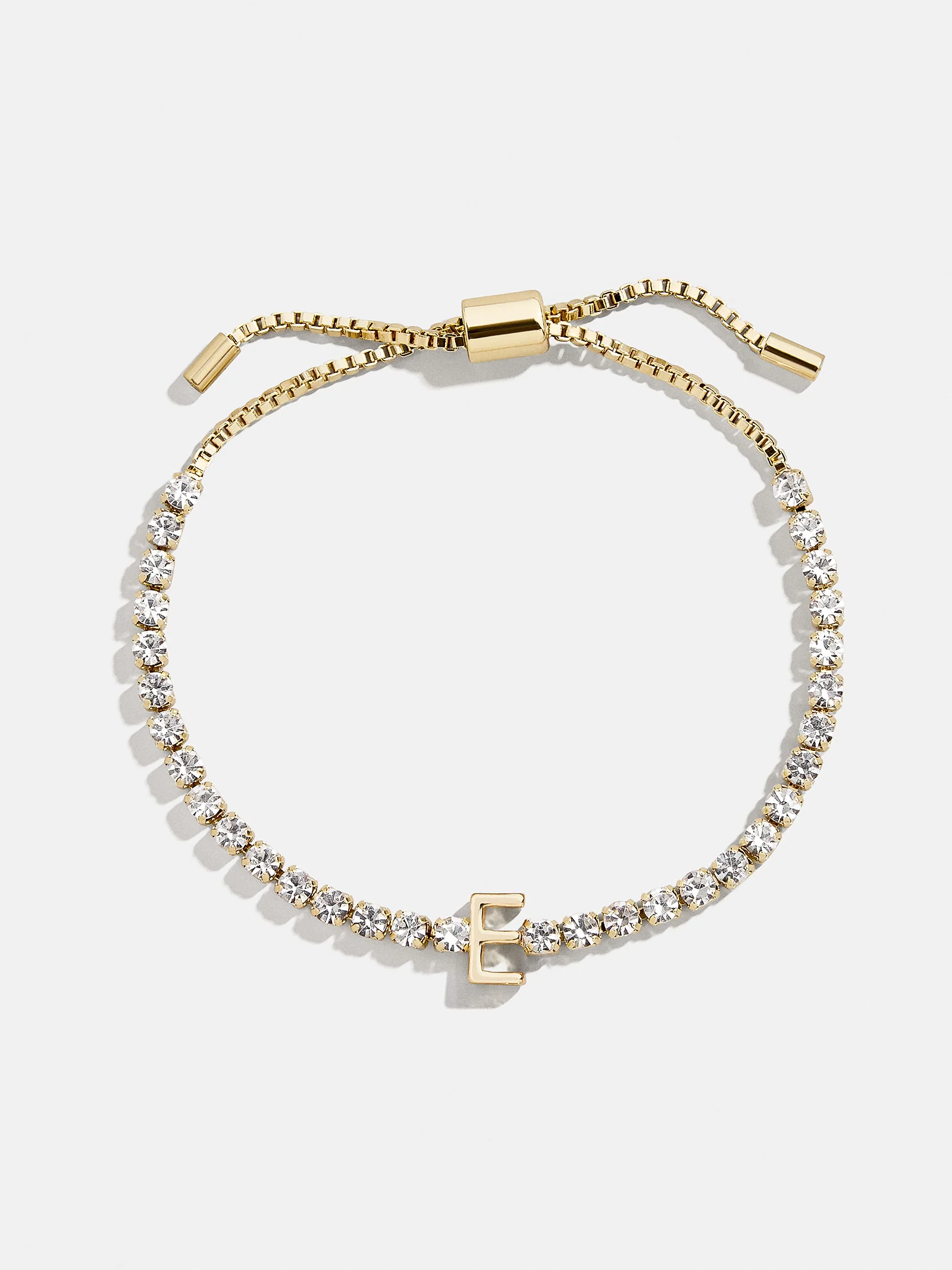 Lyanna Initial Tennis Bracelet - Gold/Pavé - Image 8