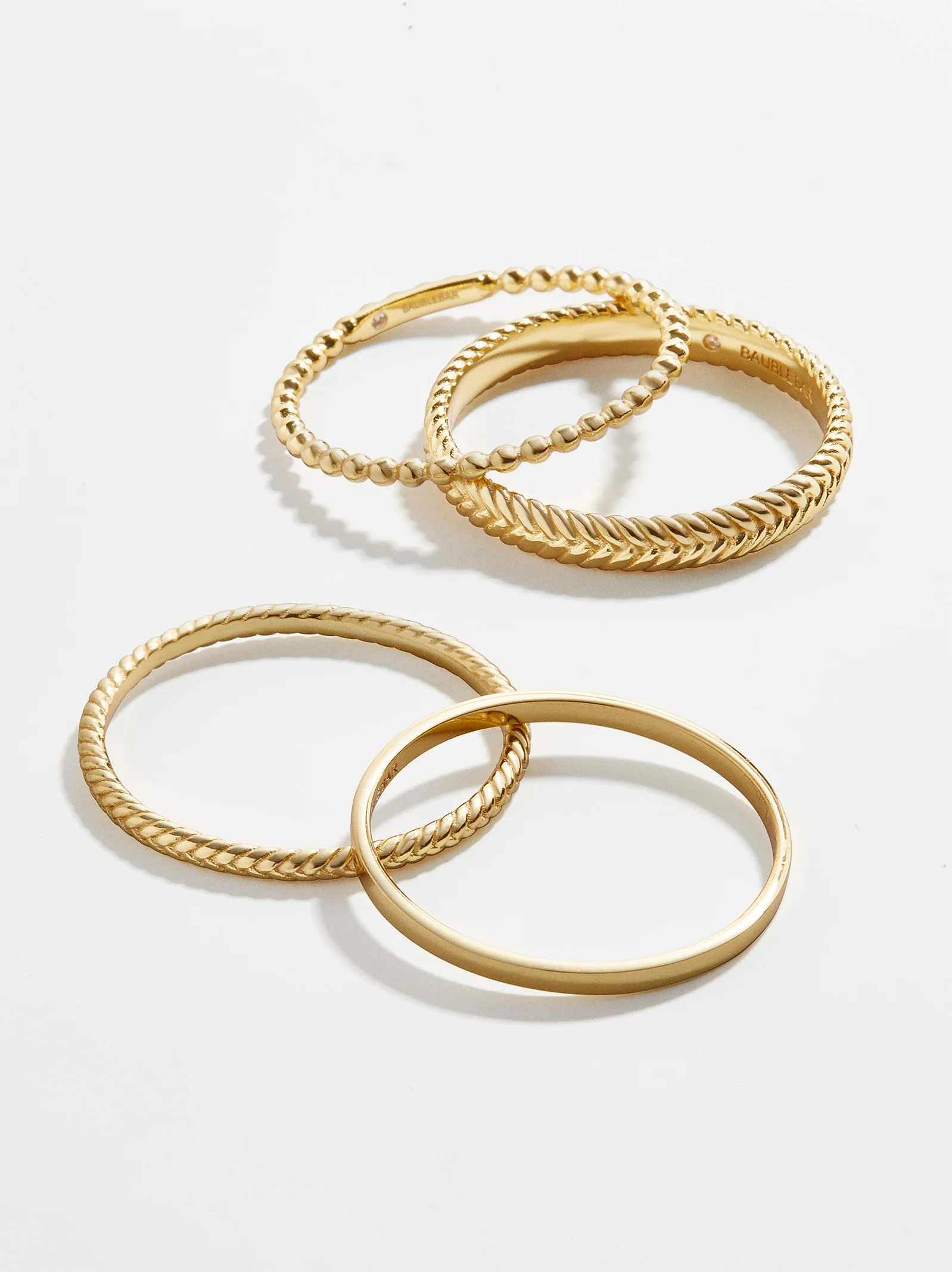 Mamie 18K Gold Ring Set - Gold - Image 4