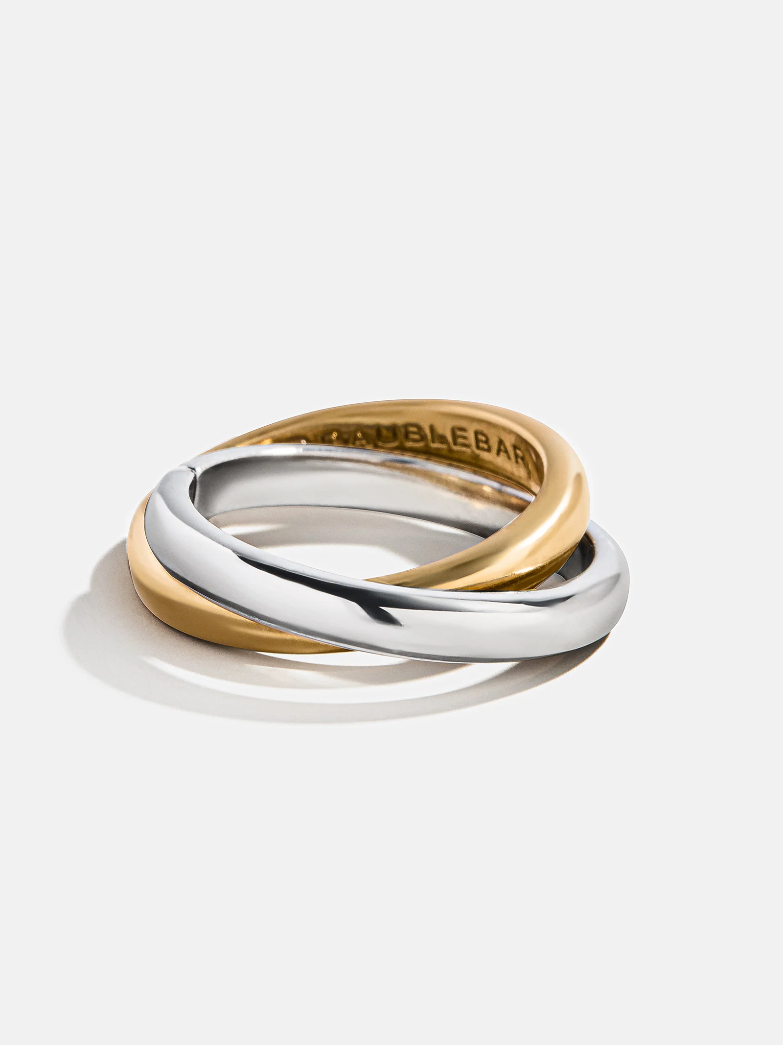 Melanie Waterproof Criss-Cross Ring - Gold/Silver