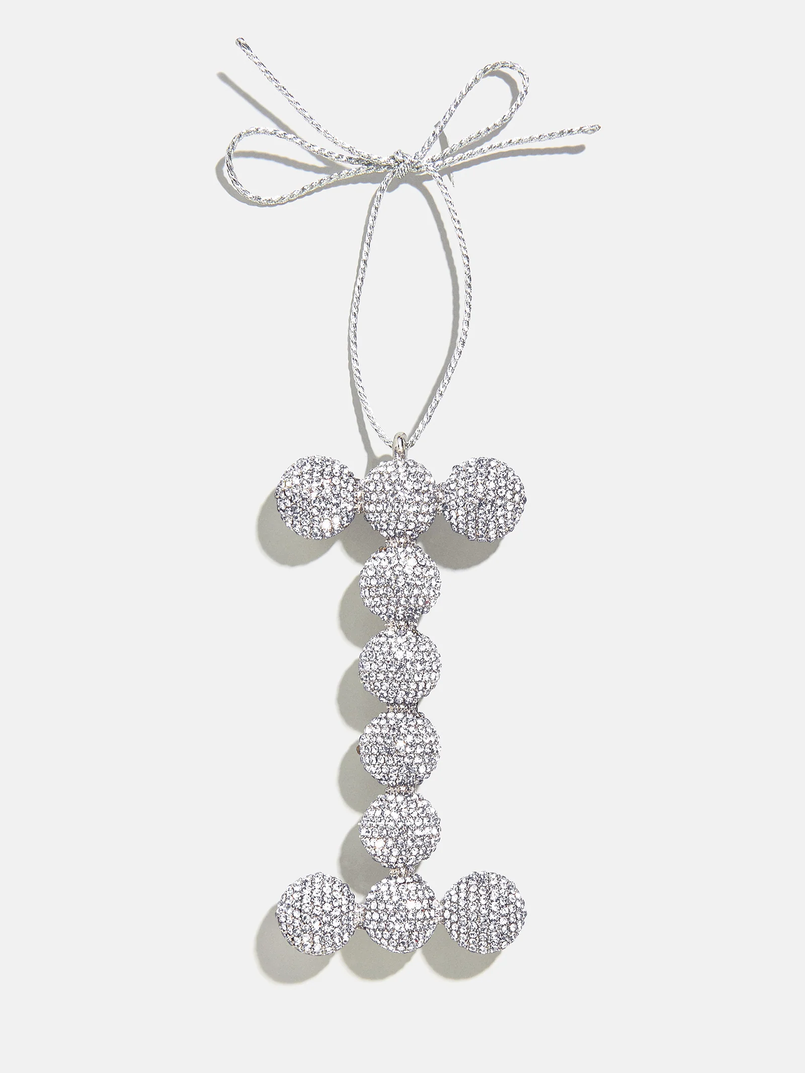 Merry Monogram Ornament - Silver/Pavé - Image 11