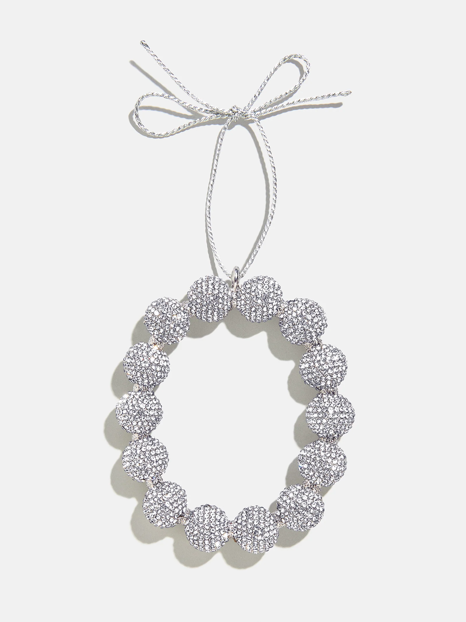 Merry Monogram Ornament - Silver/Pavé - Image 17