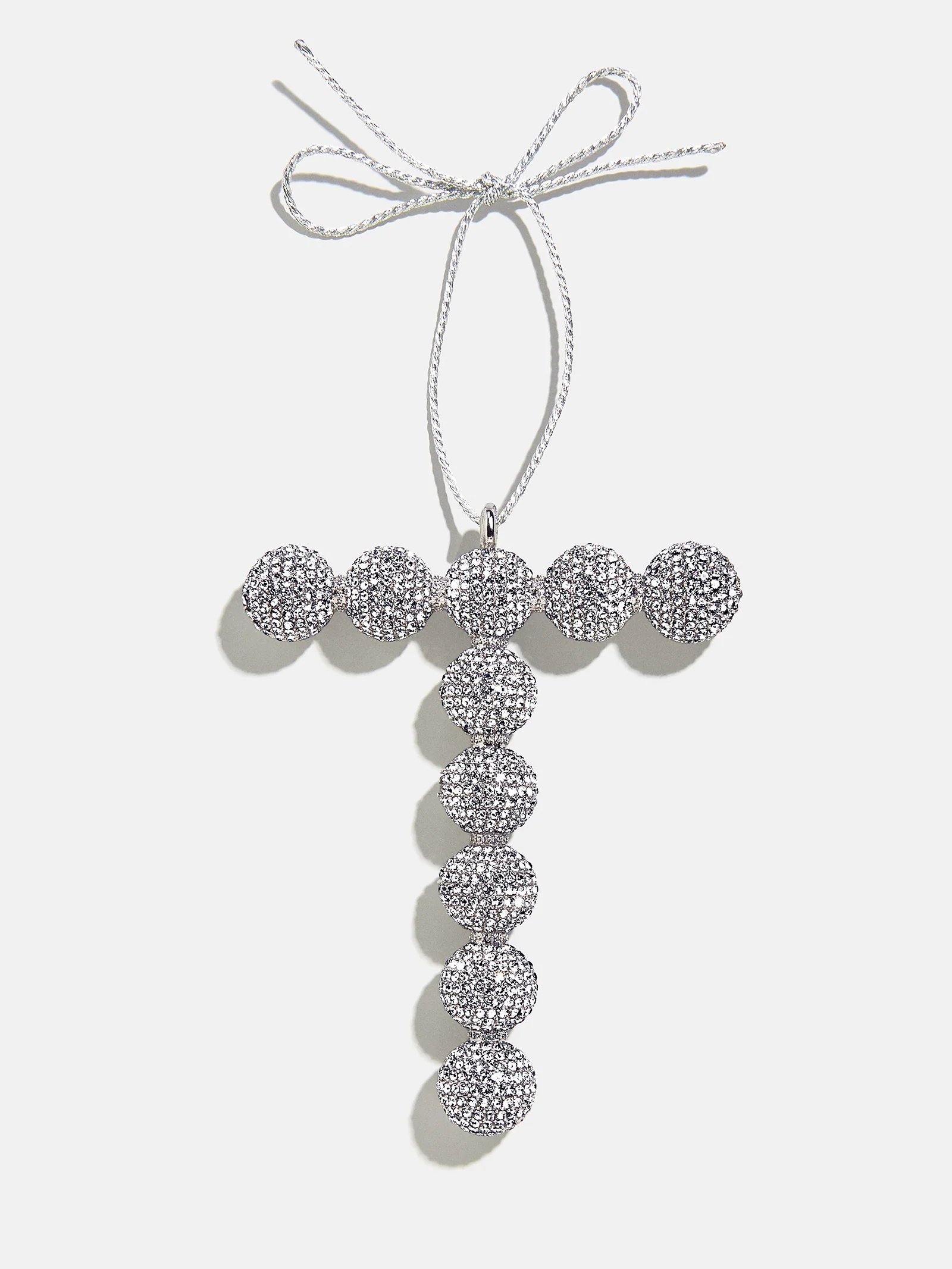 Merry Monogram Ornament - Silver/Pavé - Image 20