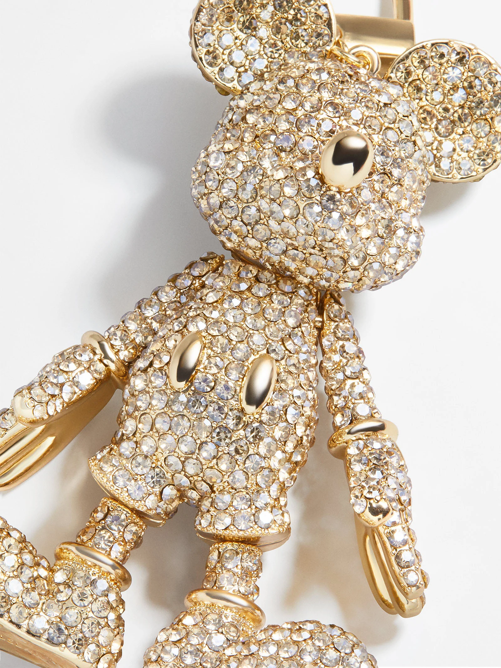 Mickey Mouse disney Bag Charm - Gold Glitter - Image 4