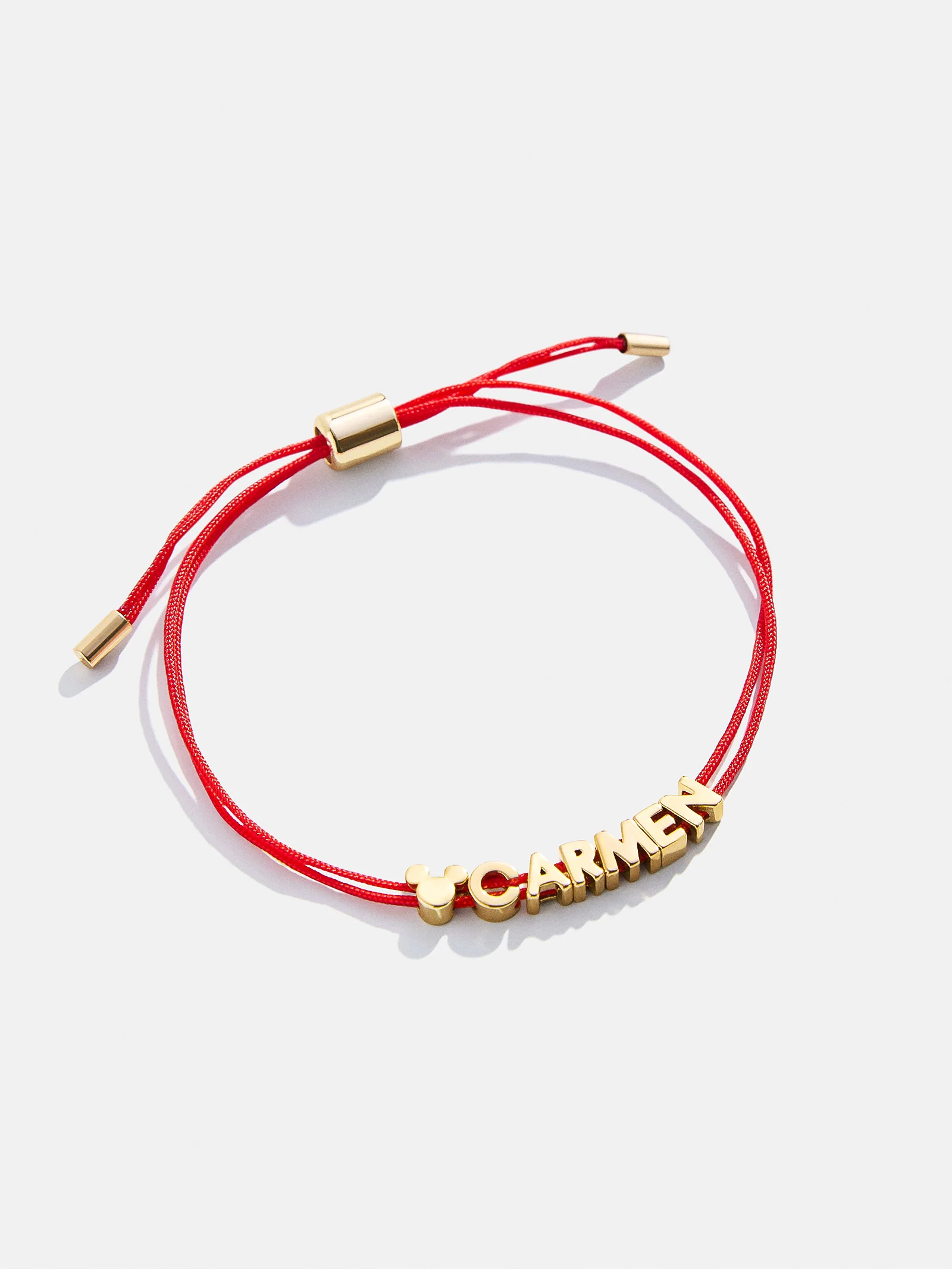 Disney Mickey Mouse Custom Cord Bracelet - Red - Image 4
