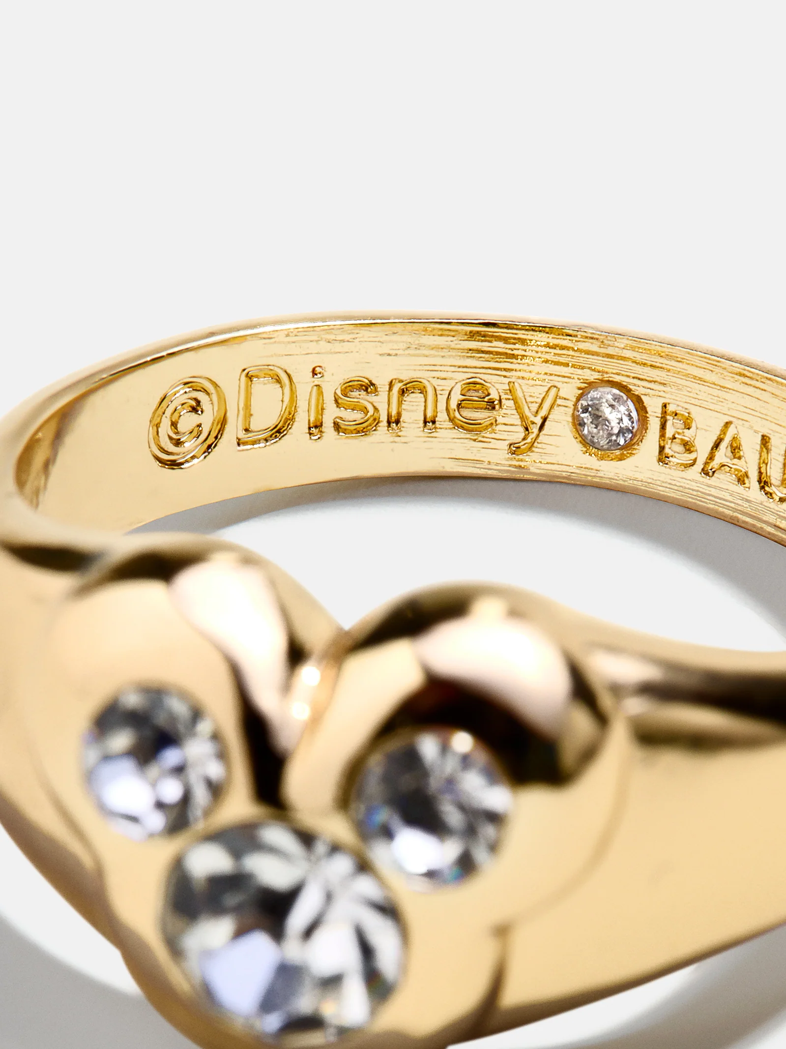 Mickey Mouse Disney Gold Ring - Gold/Pavé - Image 3